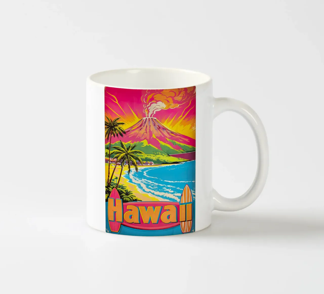 Hawaii poster tazza in ceramica da 🎁 ARTVI-SHOP