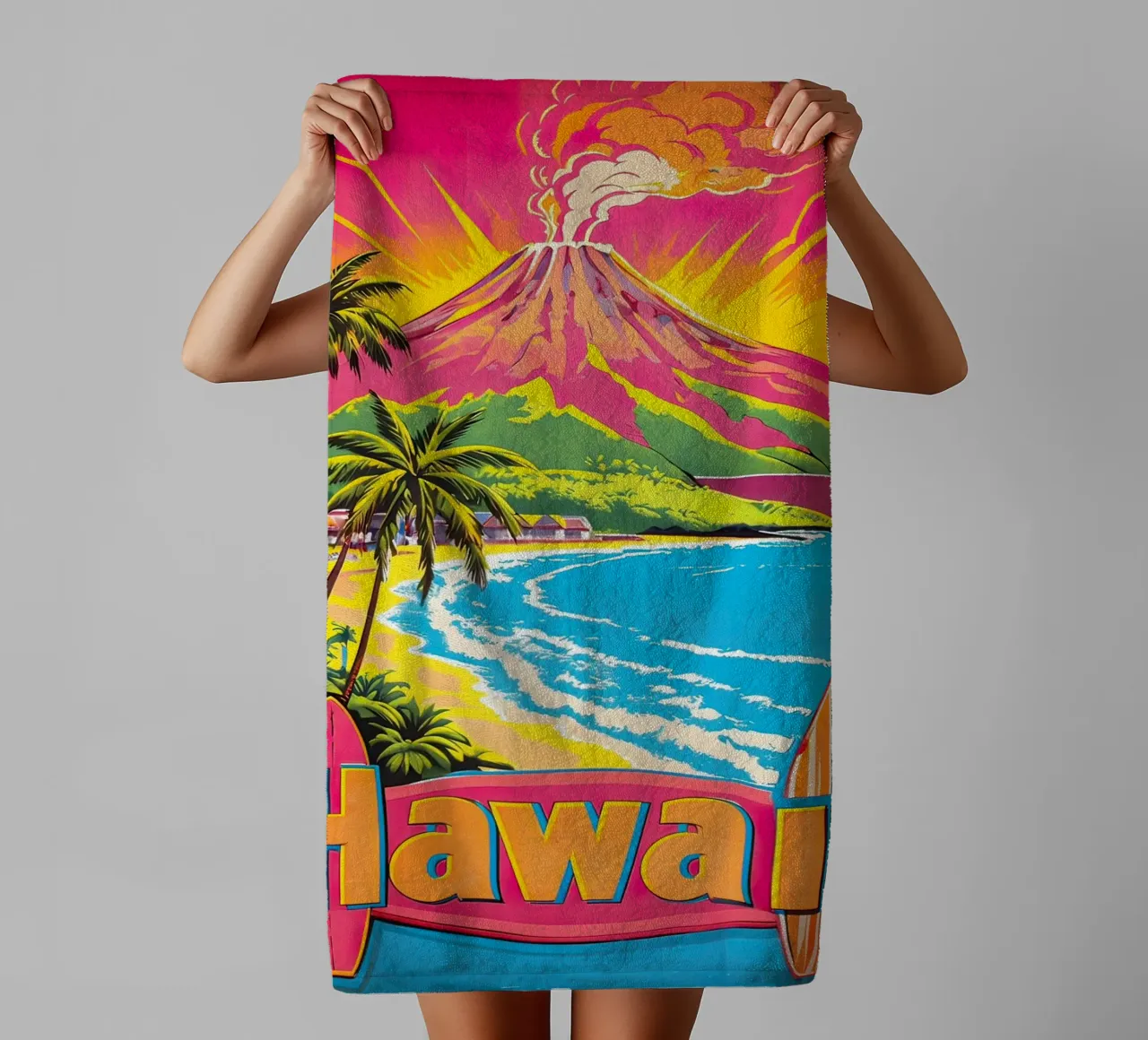 Hawaii poster asciugamano da bagno da 🎁 ARTVI-SHOP