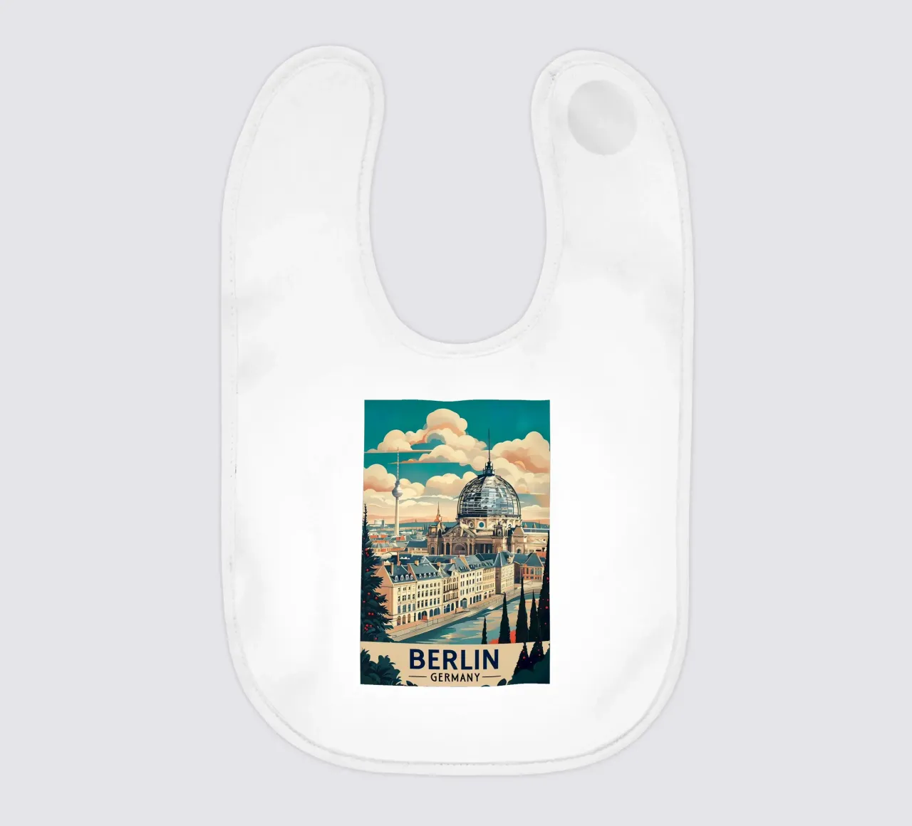 Berlin poster bavaglino da 🎁 NOBELART