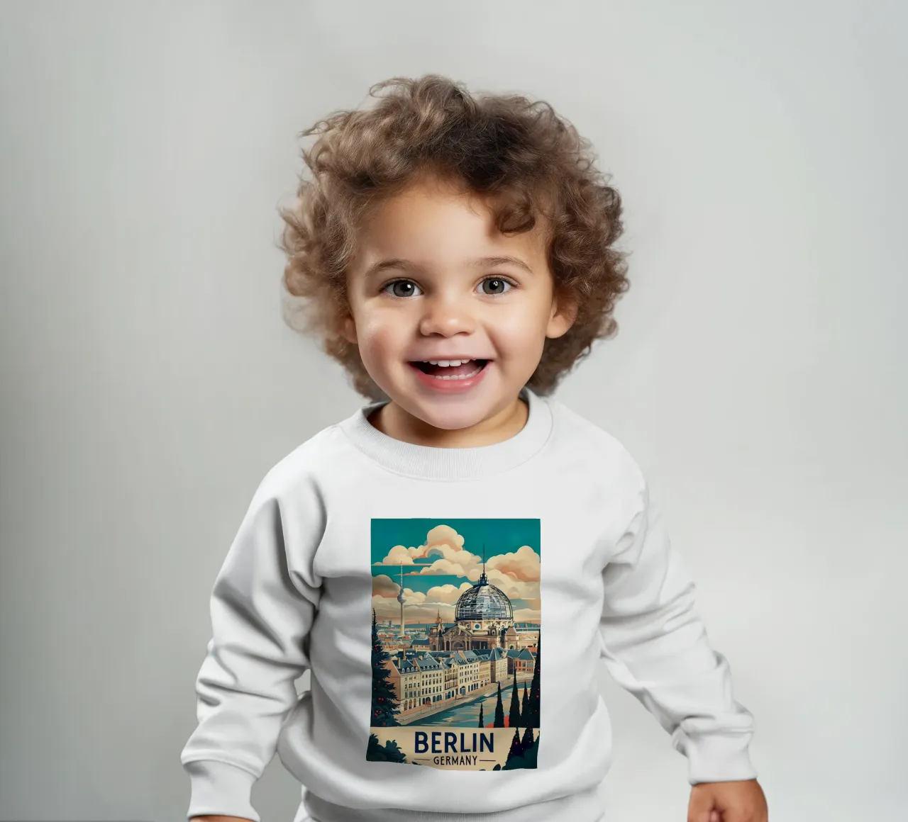 Berlin poster felpa neonato da 🎁 ARTVI-SHOP