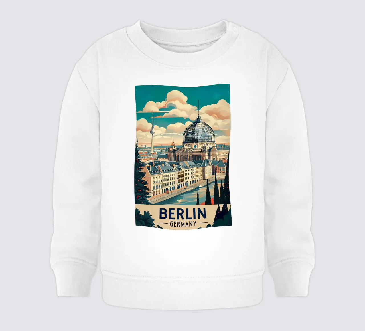 Berlin poster felpa neonato da 🎁 ARTVI-SHOP