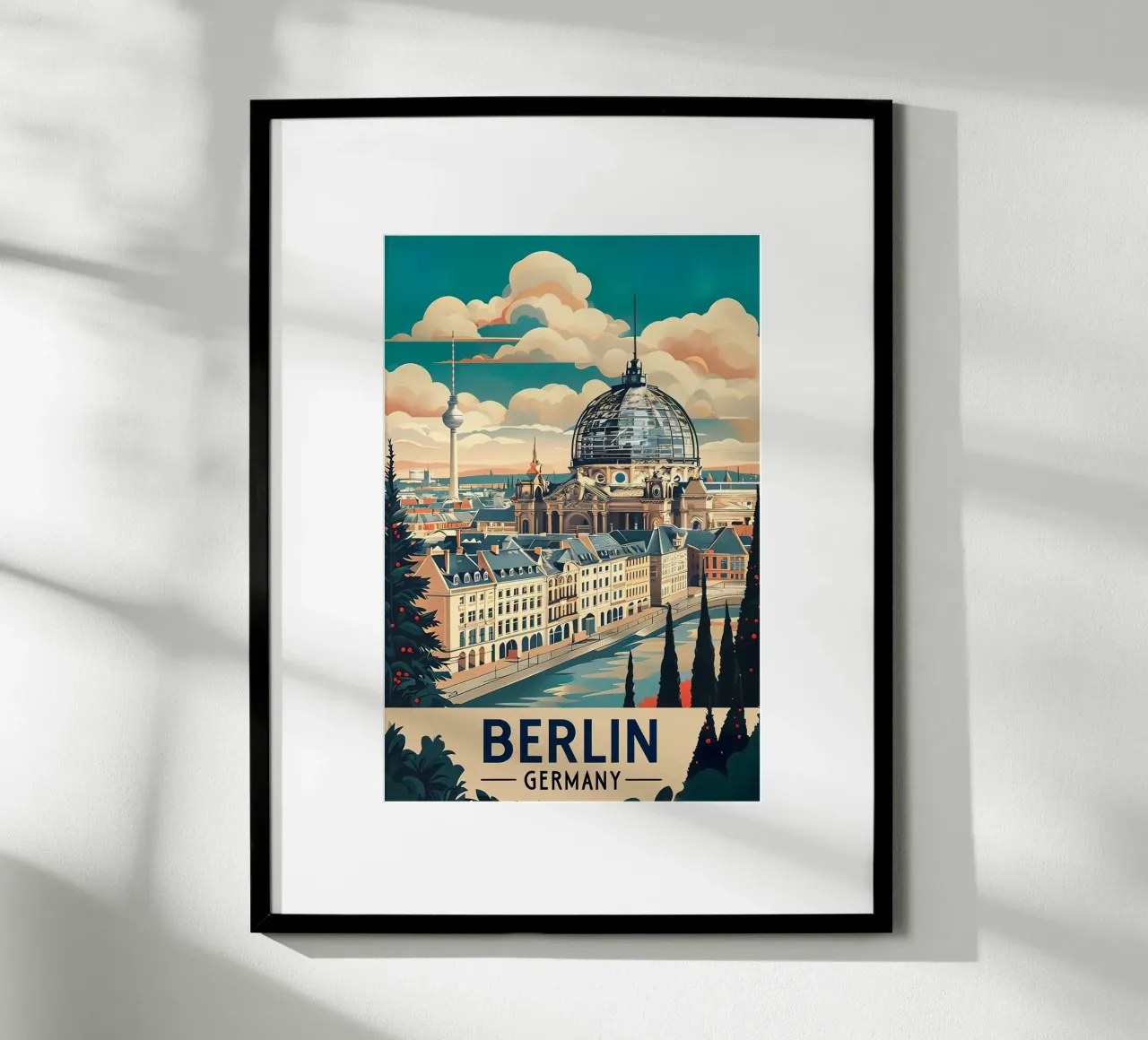 Berlin poster poster da 🎁 NOBELART
