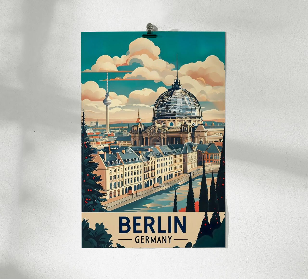 Berlin-Plakat Poster von ARTVI-SHOP