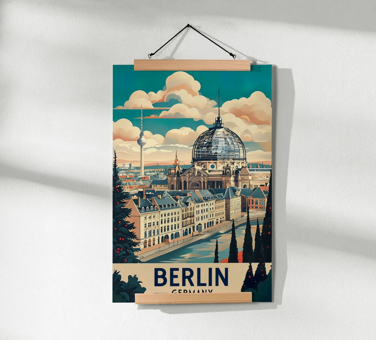 Berlin-Plakat Poster von ARTVI-SHOP
