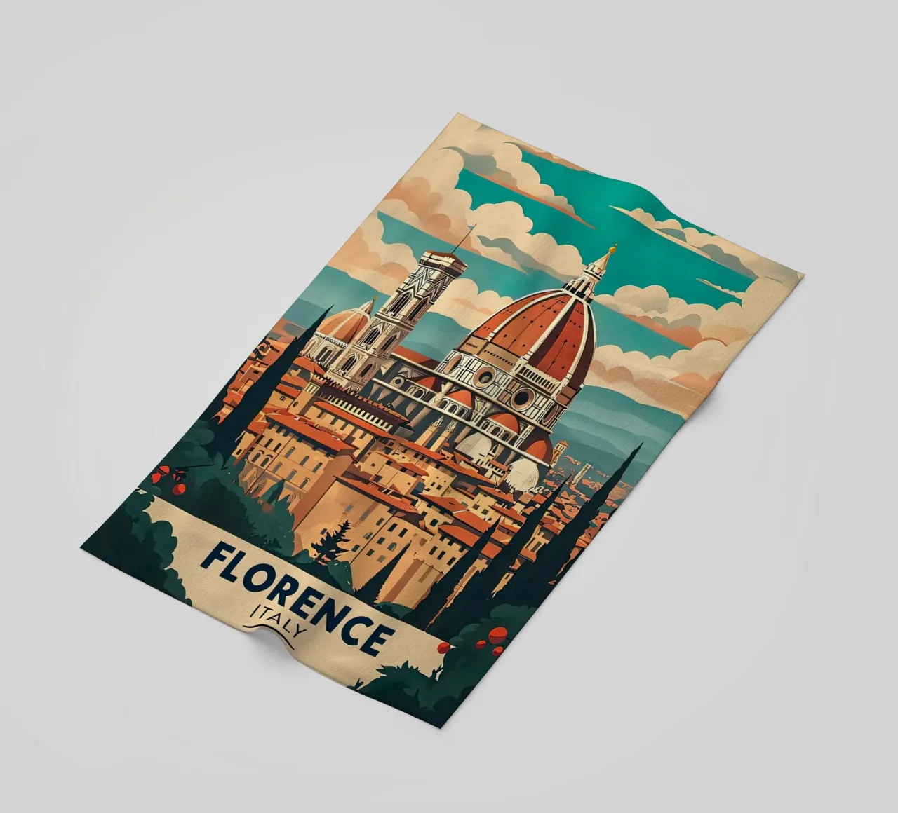 Manifesto di Firenze telo mare da 🎁 ARTVI-SHOP