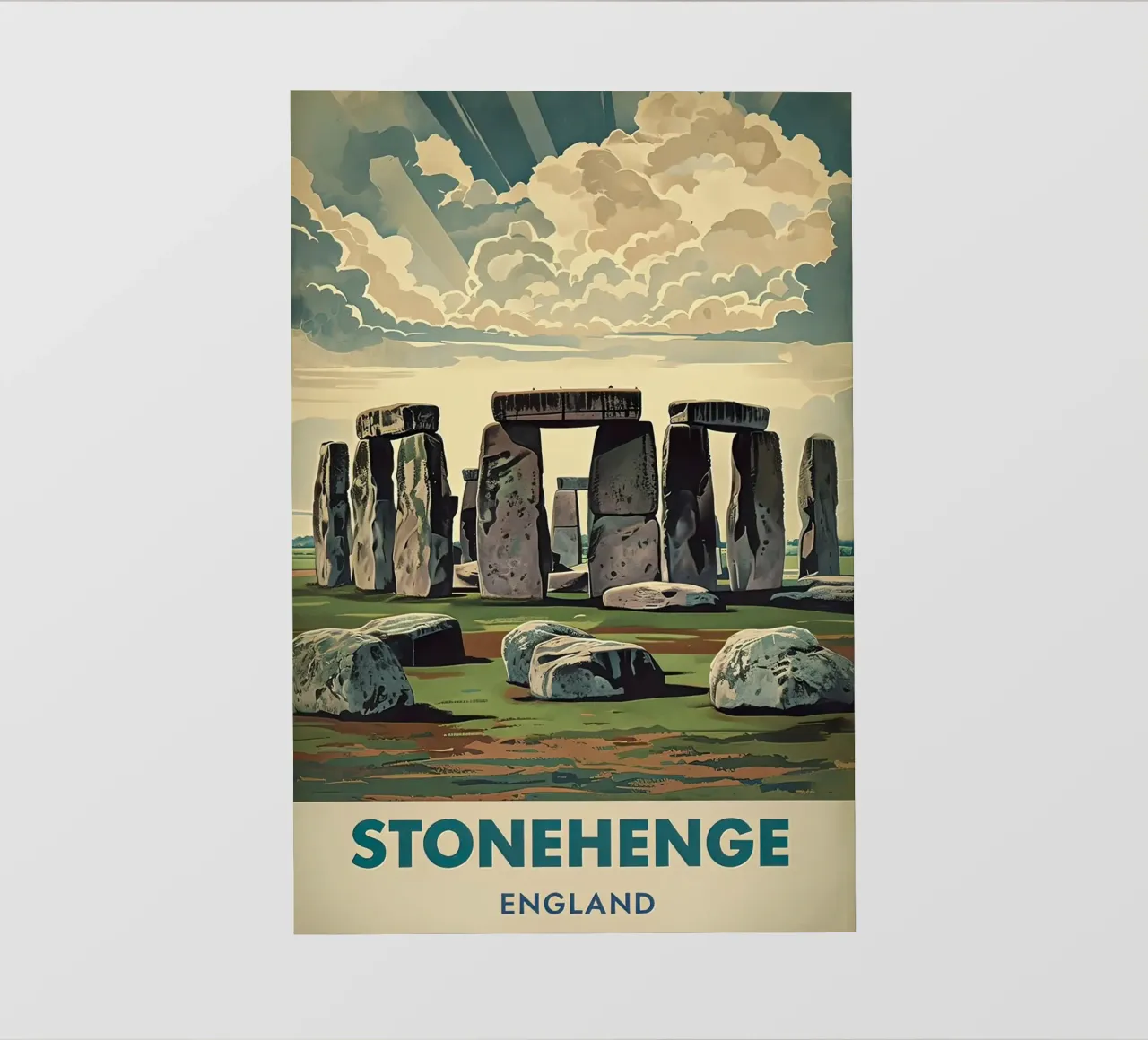 poster di stonehenge pellicola backlit da ARTVI-SHOP