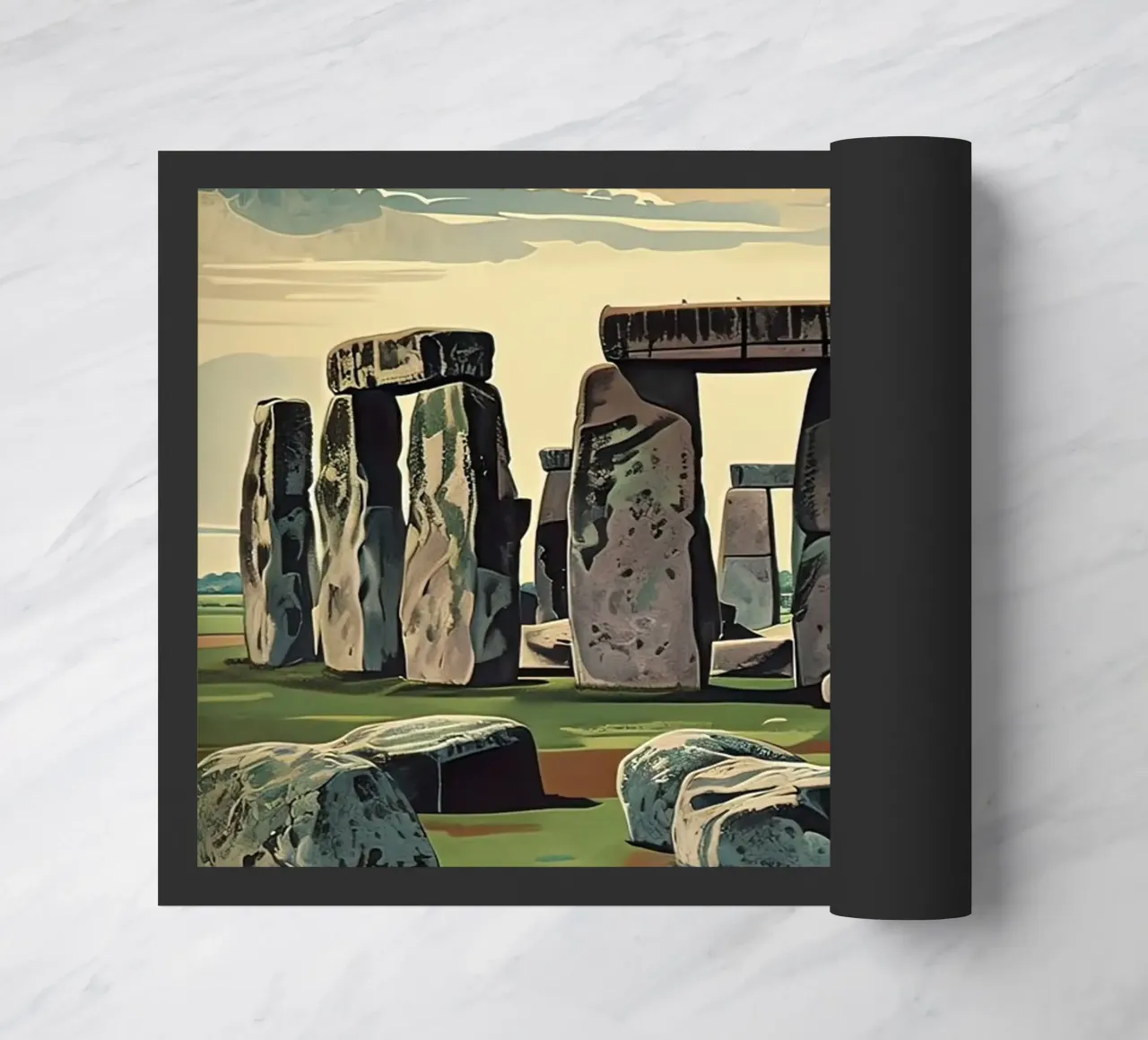 poster di stonehenge zerbino da ARTVI-SHOP