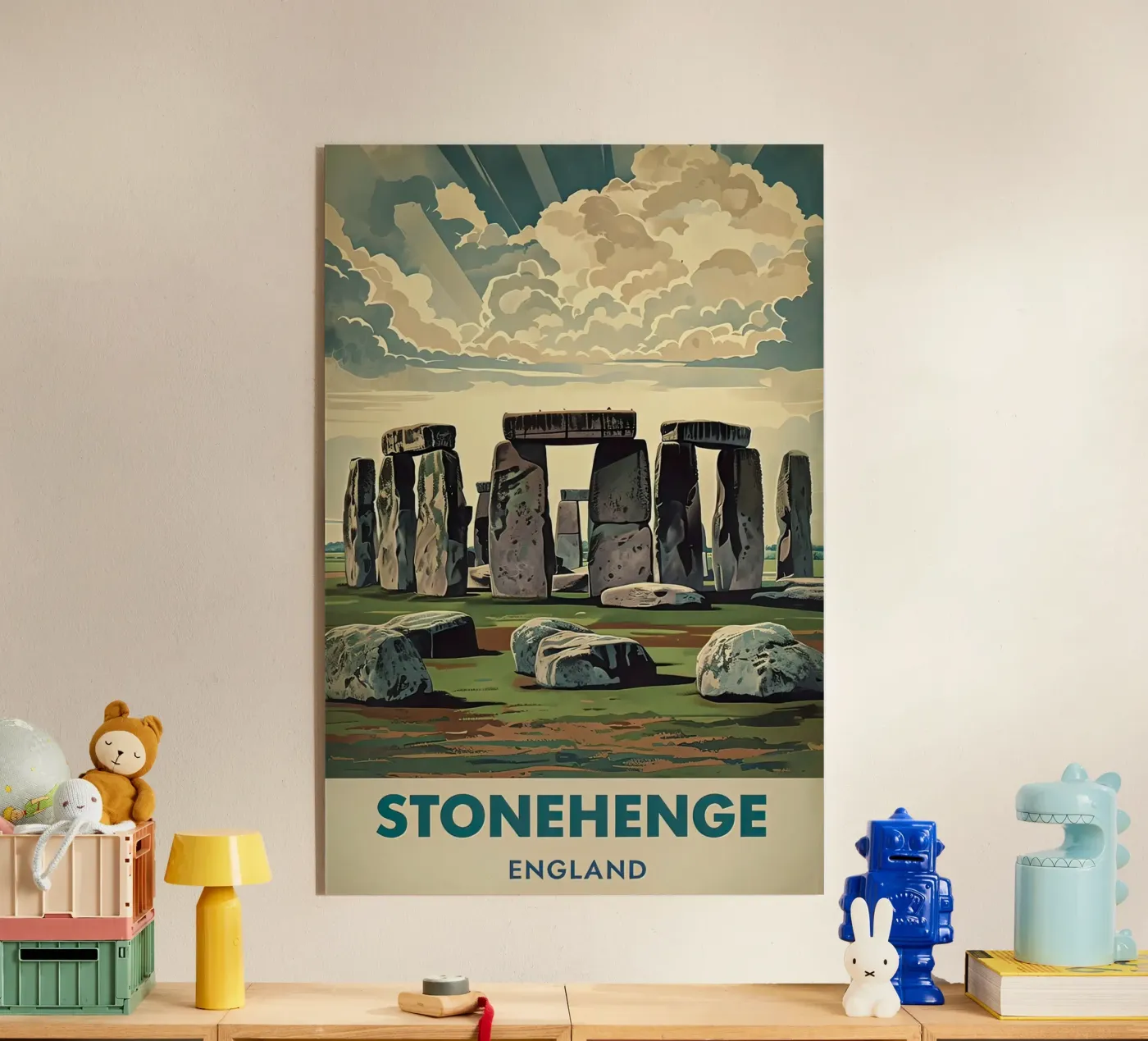 poster di stonehenge plexiglass da 🎁 NOBELART