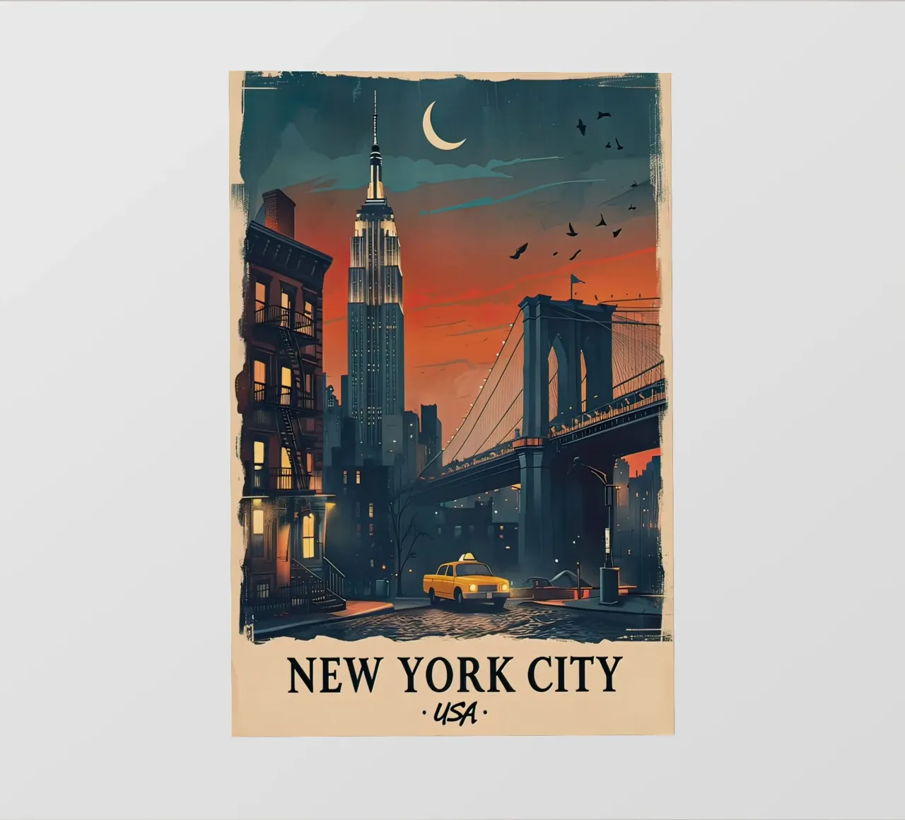 Manifesto di New York telo in pvc da ARTVI-SHOP