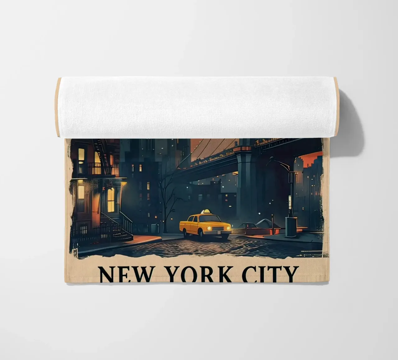 Manifesto di New York telo mare da ARTVI-SHOP