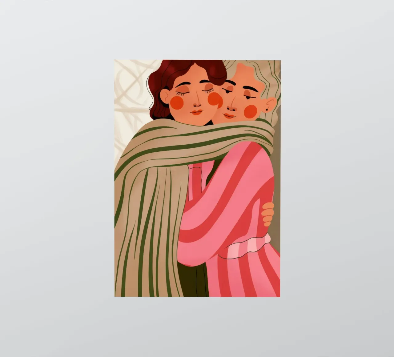 Cozy Warm Embrace sticker by Emery Kate