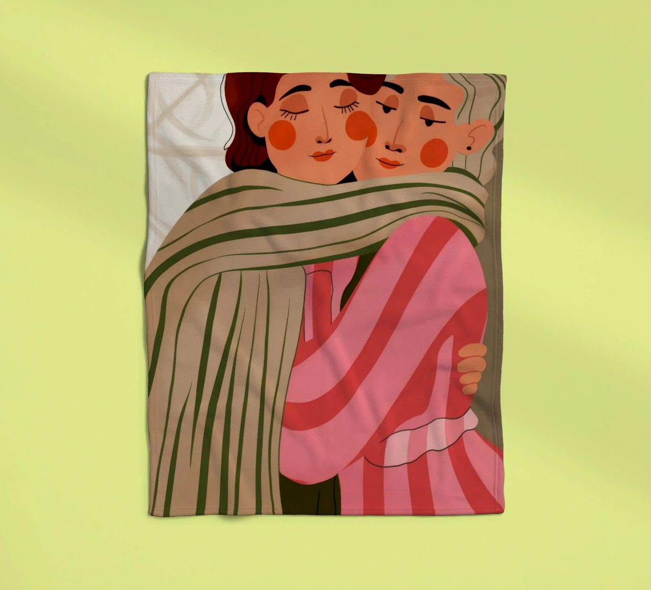 Accogliente e caldo abbraccio coperta in pile da Emery Kate