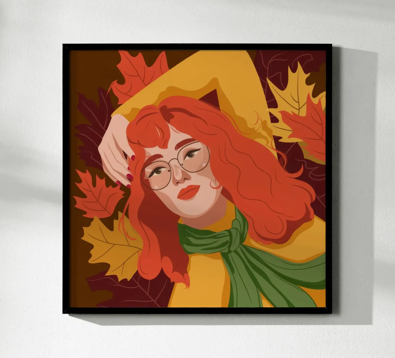 Capelli rossi d'autunno carta hahnemühle da Emery Kate