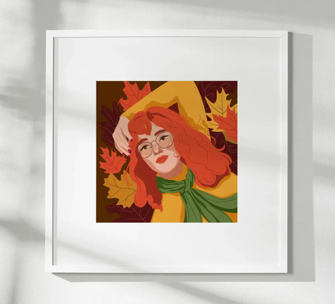 Capelli rossi d'autunno carta hahnemühle da Emery Kate