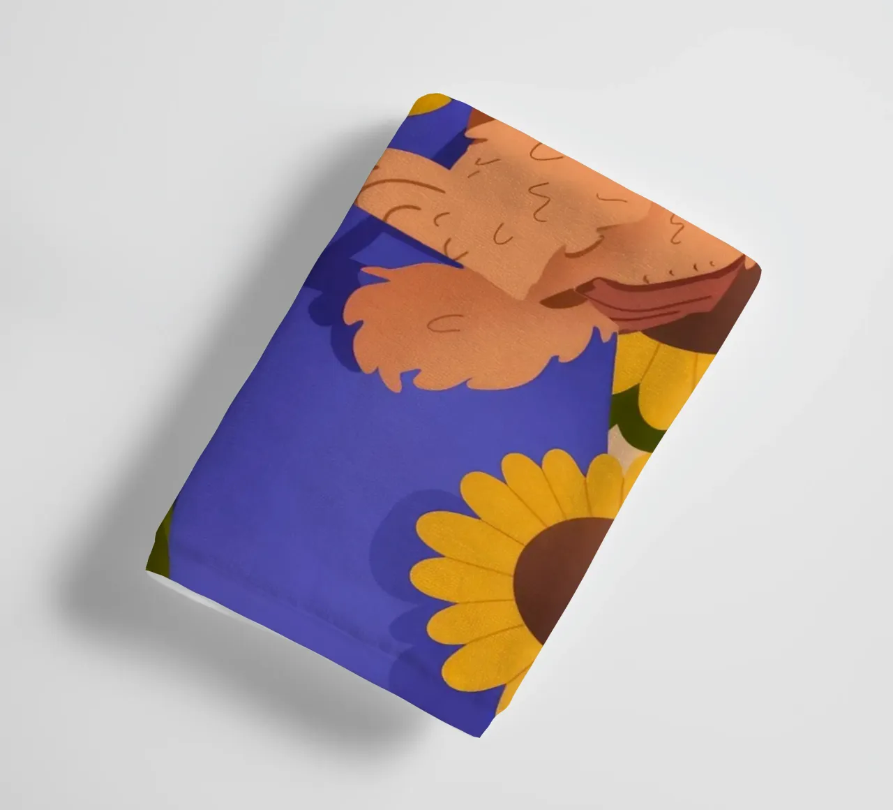 Girasole cucciolo soffice asciugamano da bagno da Emery Kate