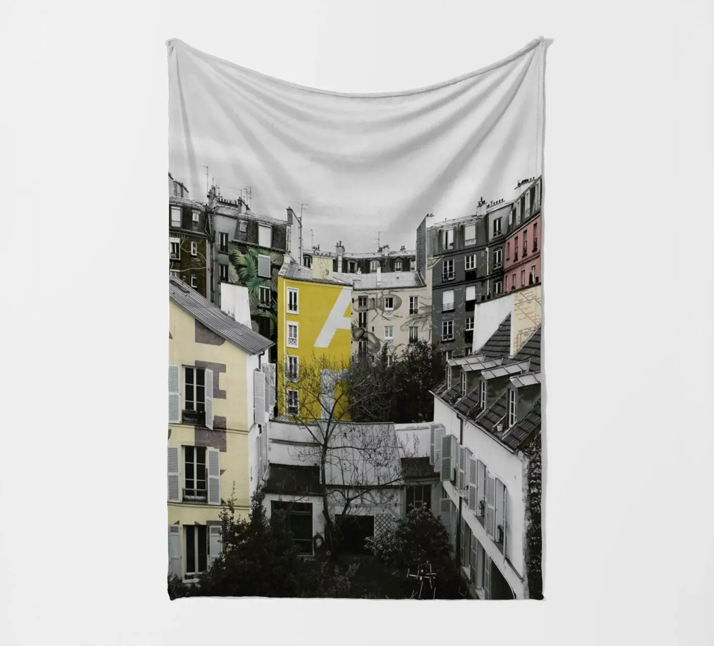 Paris Fleecedecke von Florent Bodart