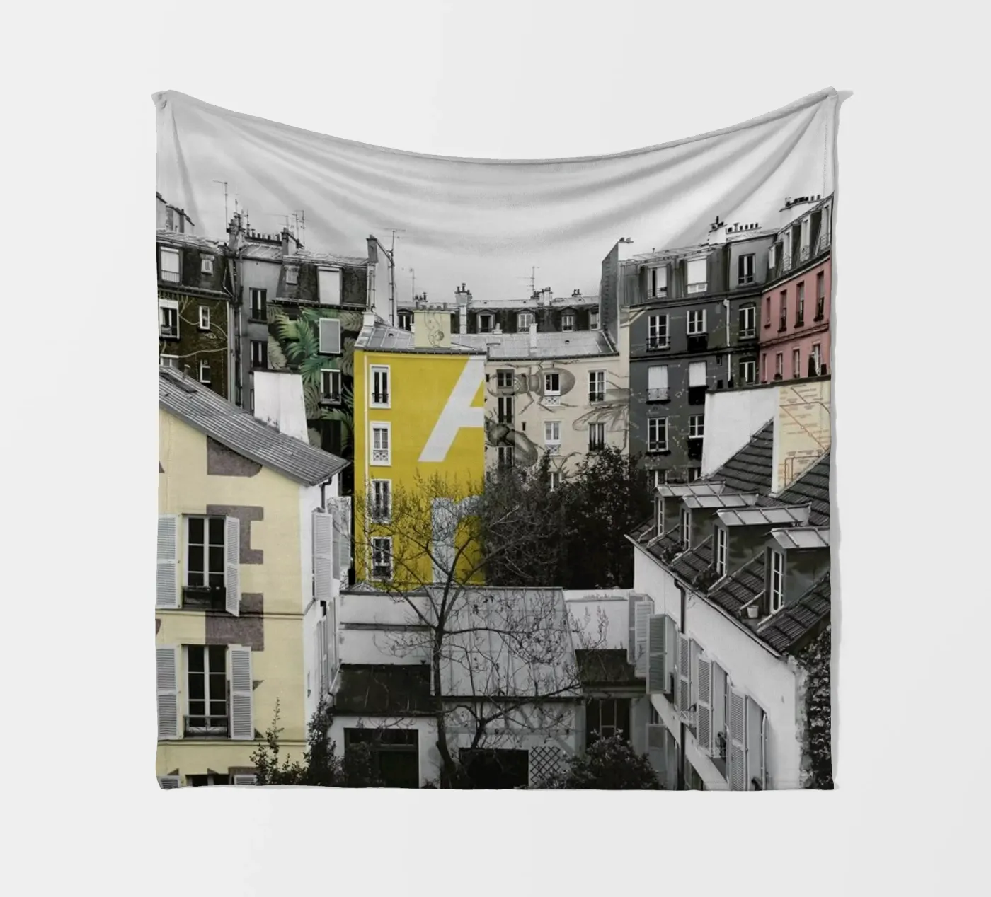 Paris Fleecedecke von Florent Bodart
