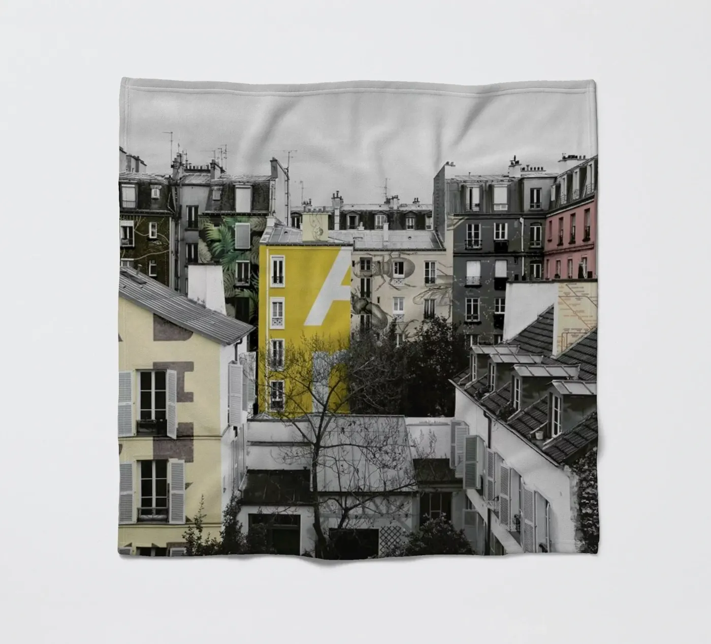 Paris Fleecedecke von Florent Bodart
