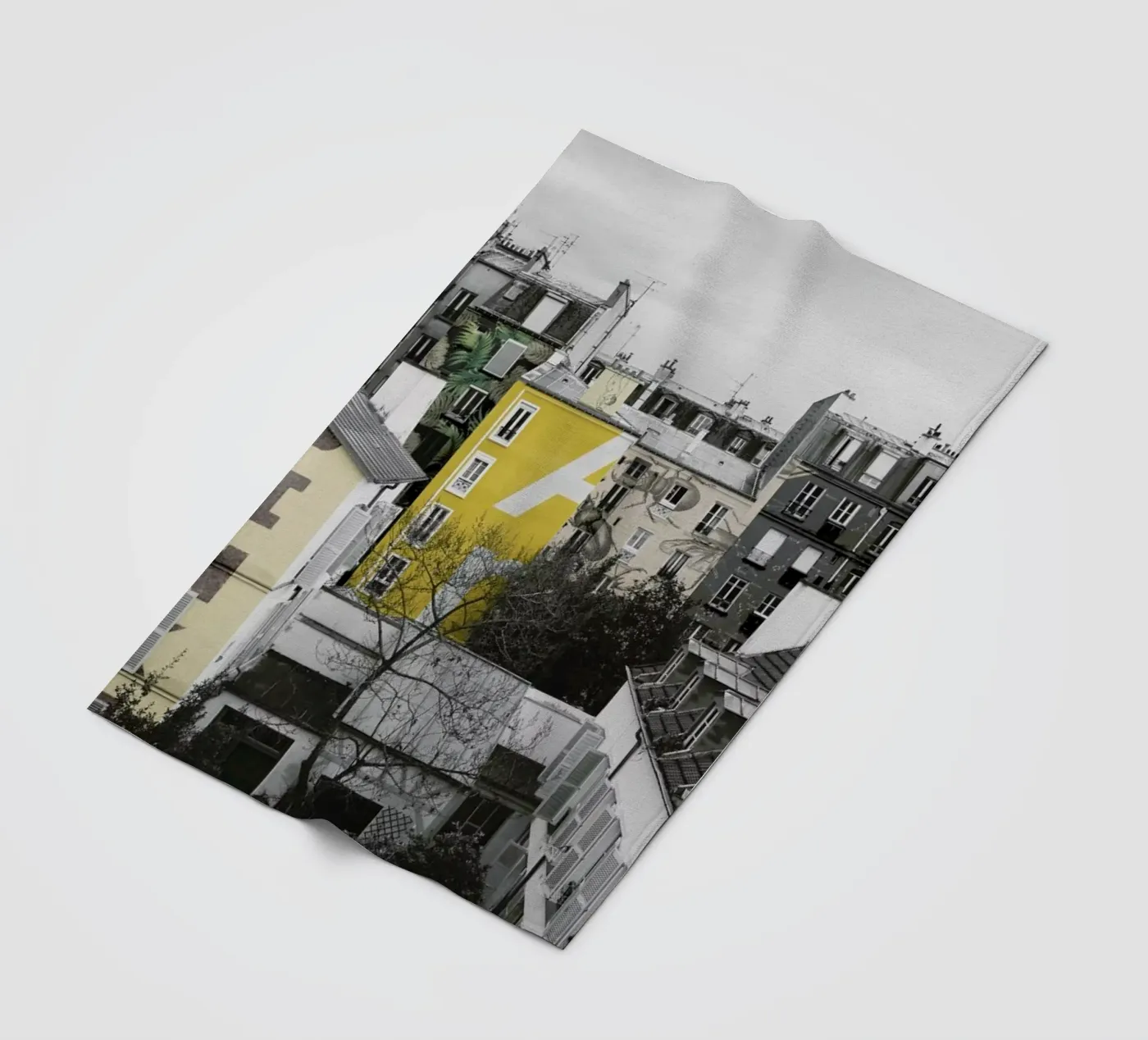 Paris Fleecedecke von Florent Bodart
