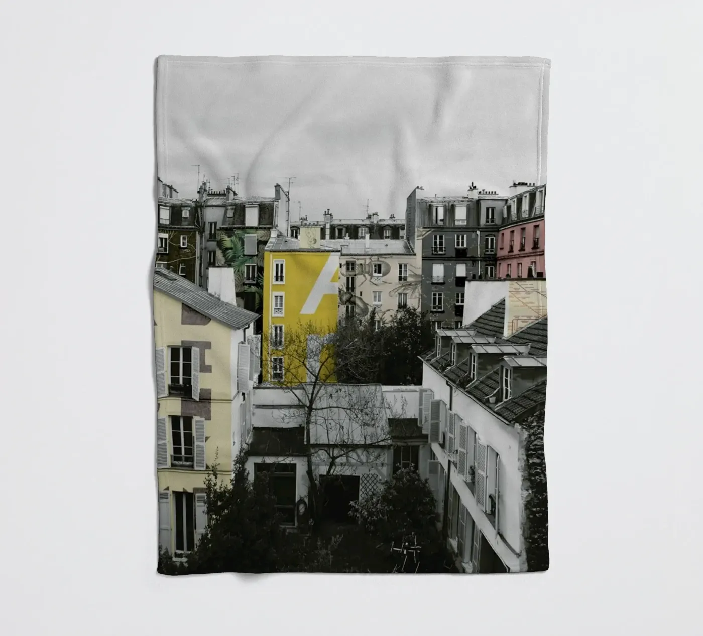 Paris Fleecedecke von Florent Bodart