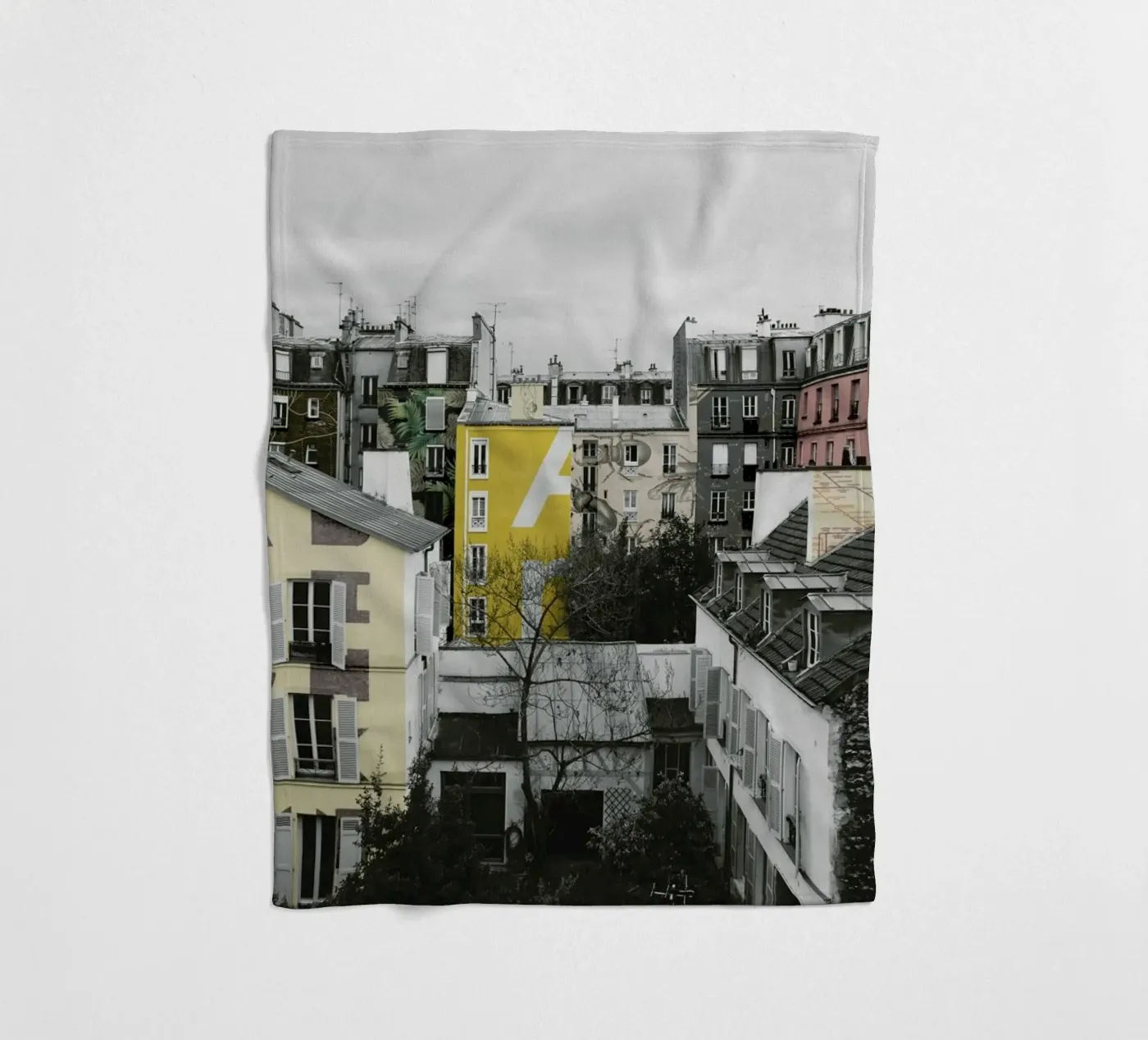 Paris Fleecedecke von Florent Bodart