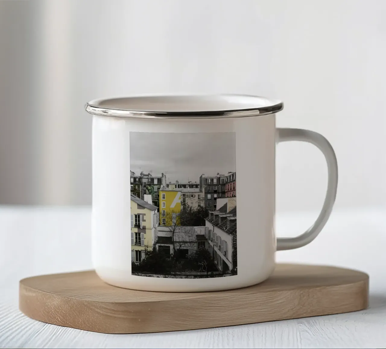 Paris tazza in smalto da Florent Bodart