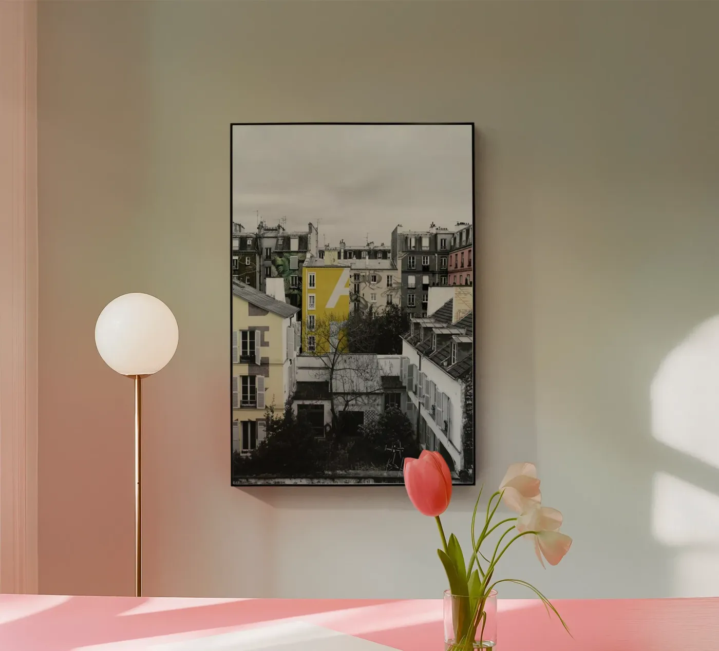 Paris acryl van Florent Bodart