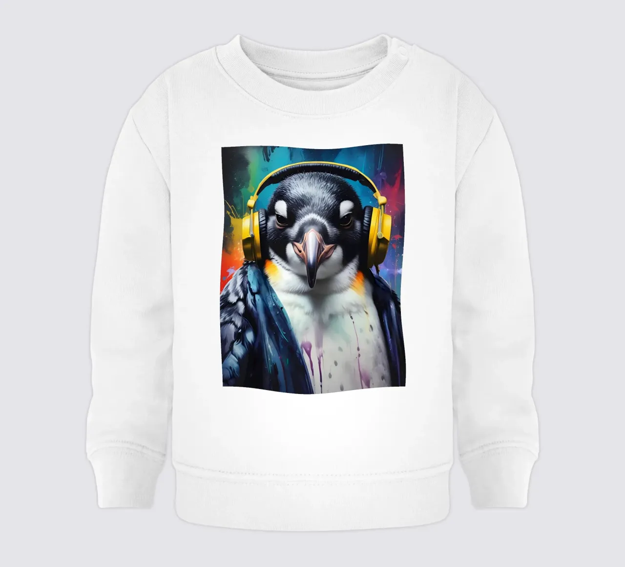 Pinguino in cuffia felpa neonato da MakArena