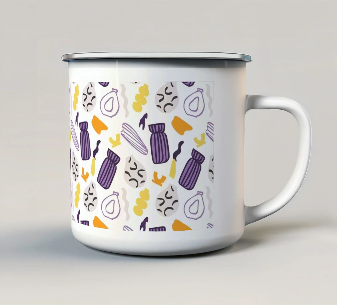 Pattern Love No 05 tazza in smalto da treechild