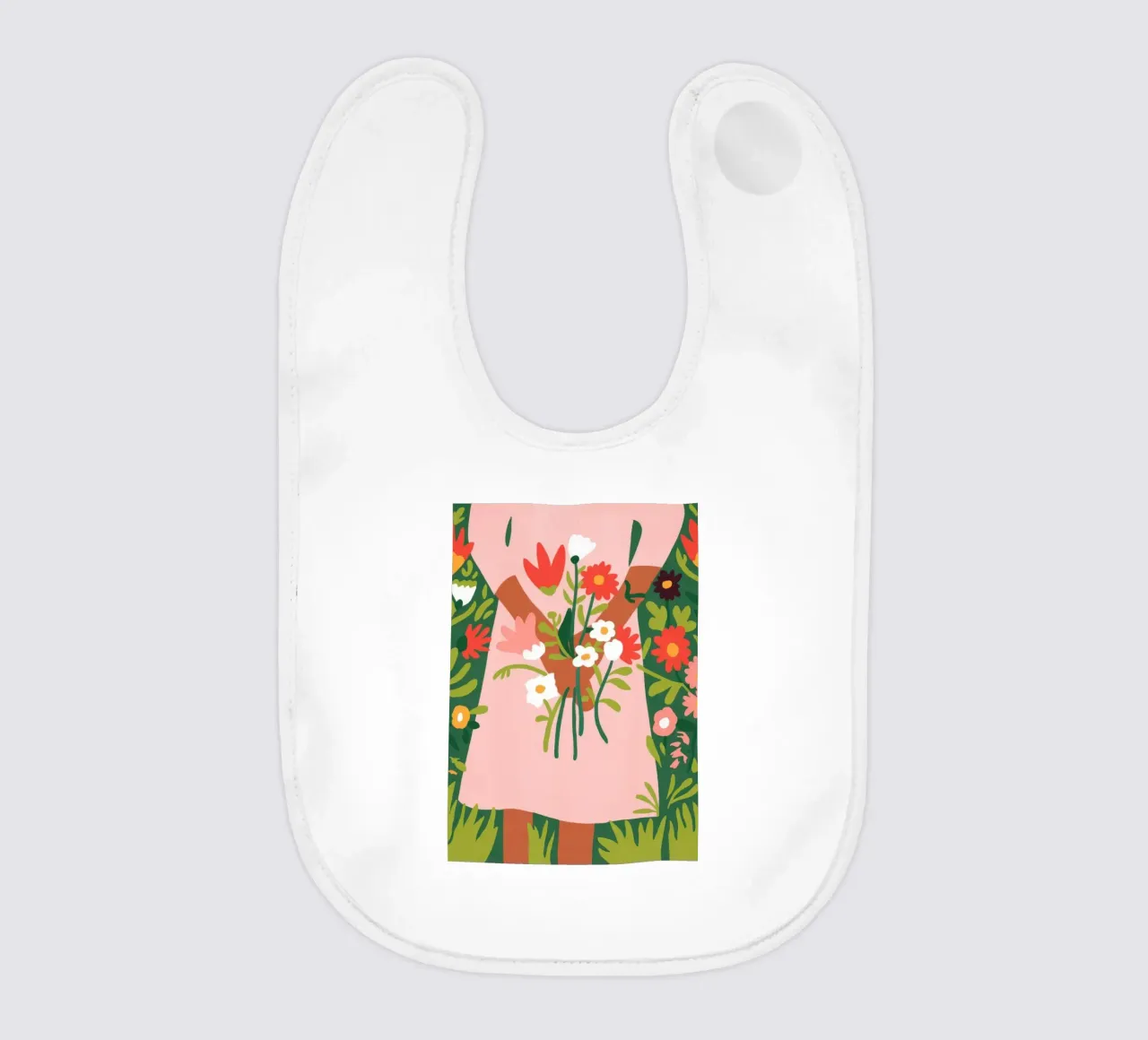 Abbraccio floreale bavaglino da Emery Kate