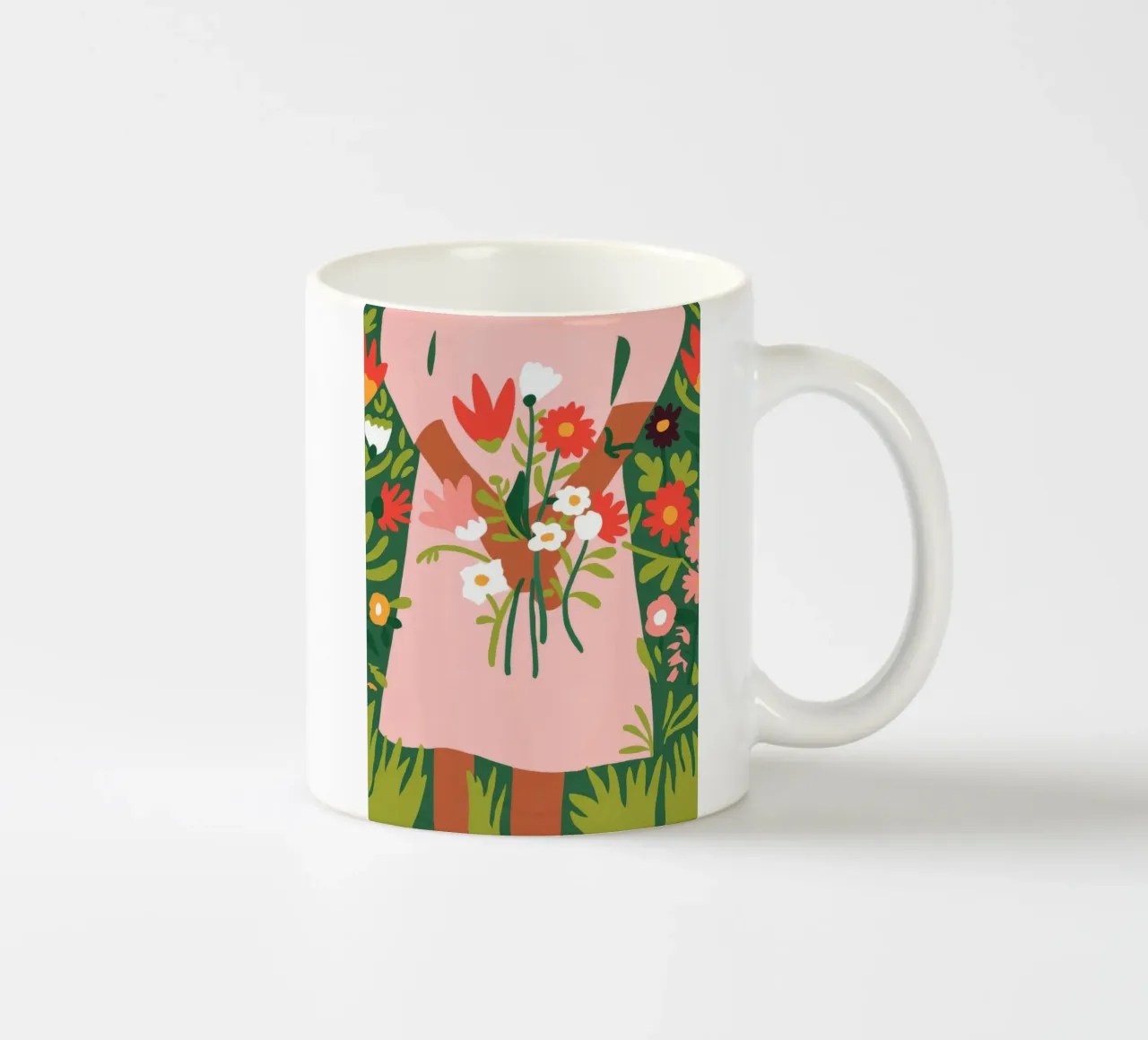 Abbraccio floreale tazza in ceramica da Emery Kate
