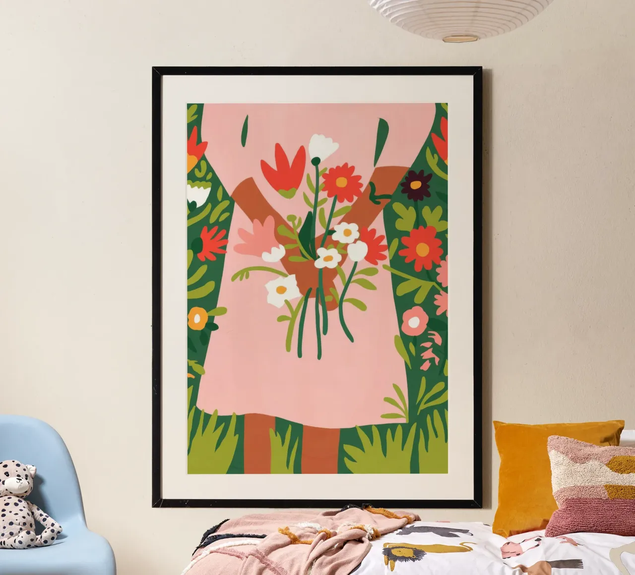 Blumige Umarmung Hahnemühle von Emery Kate