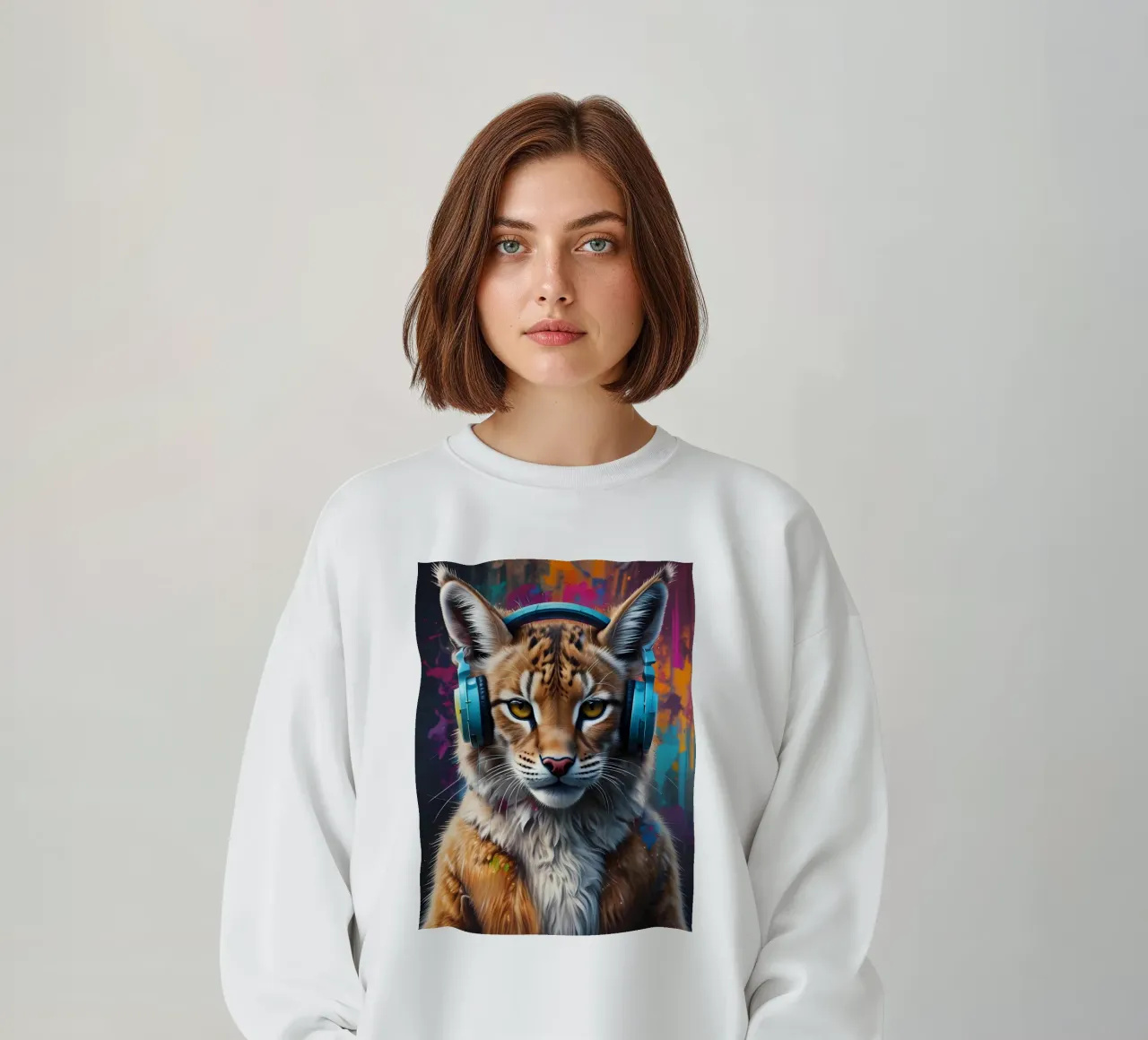Lynx in cuffia felpa da MakArena