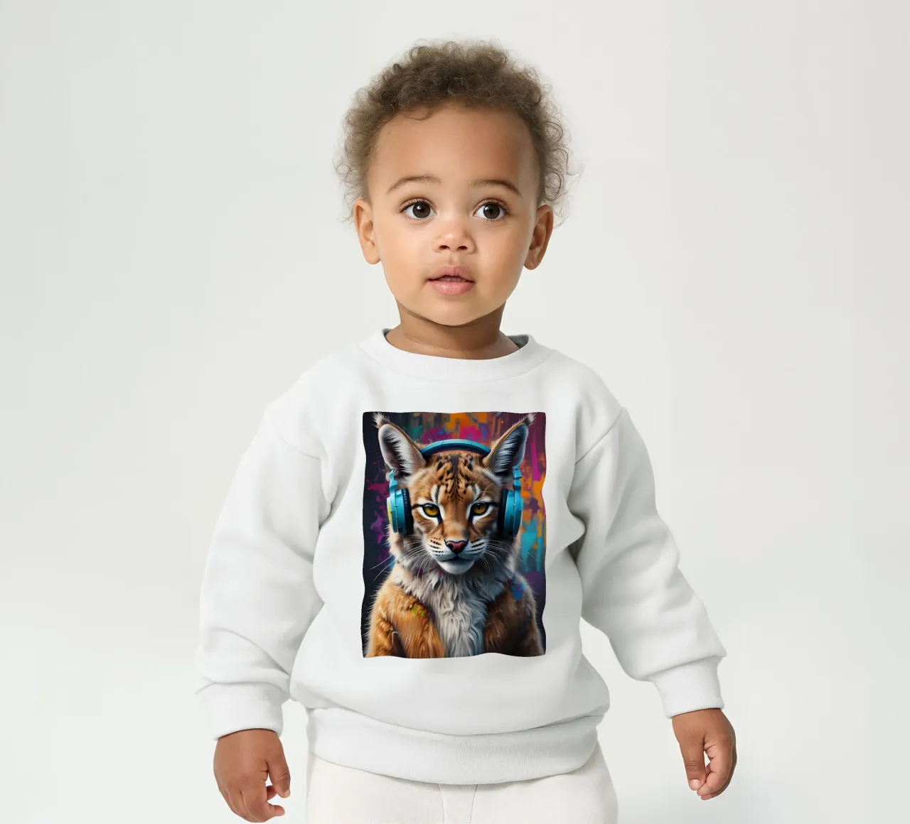 Lynx in cuffia felpa neonato da MakArena