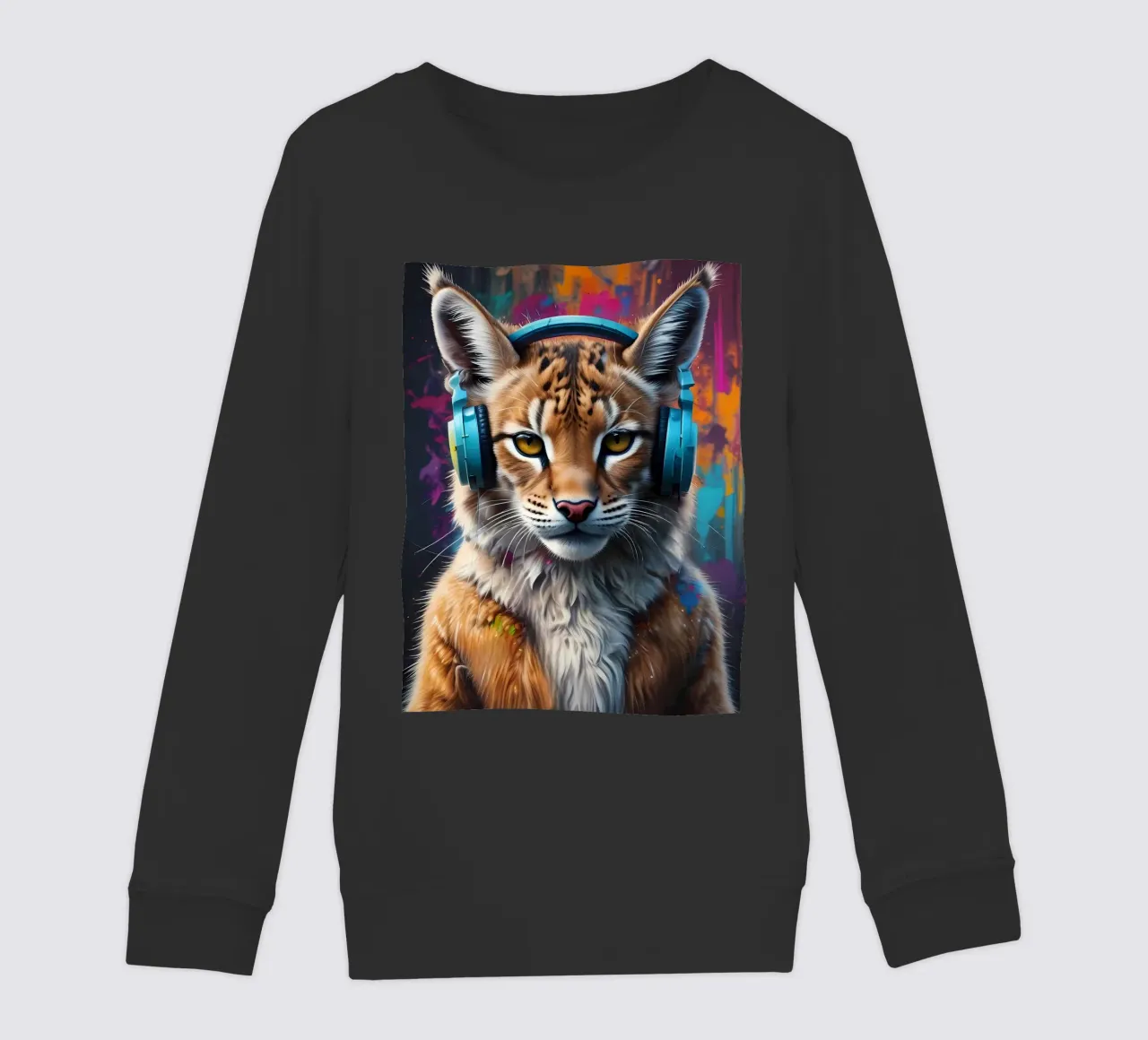 Lynx in cuffia felpa bambino da MakArena