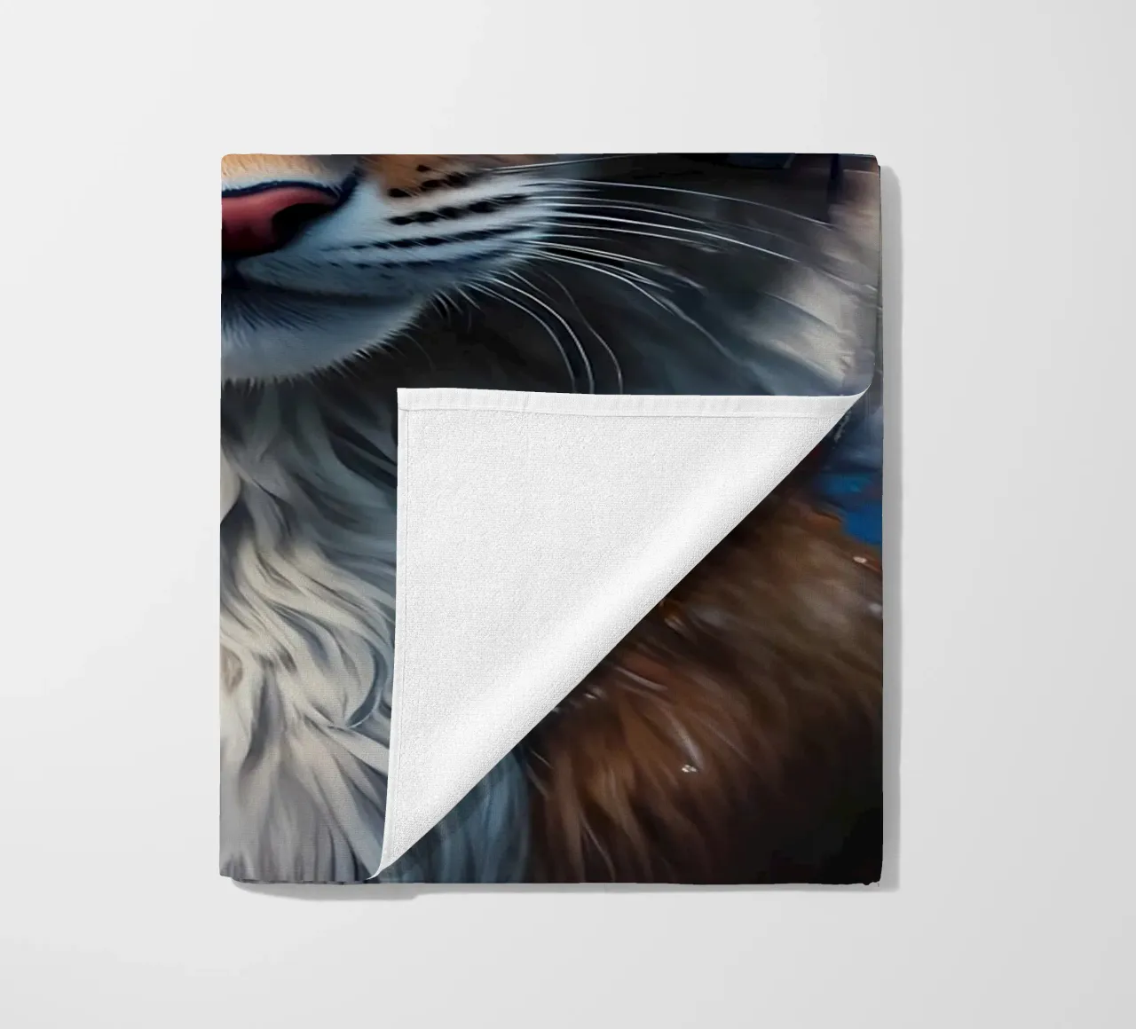 Lynx in cuffia telo mare da MakArena