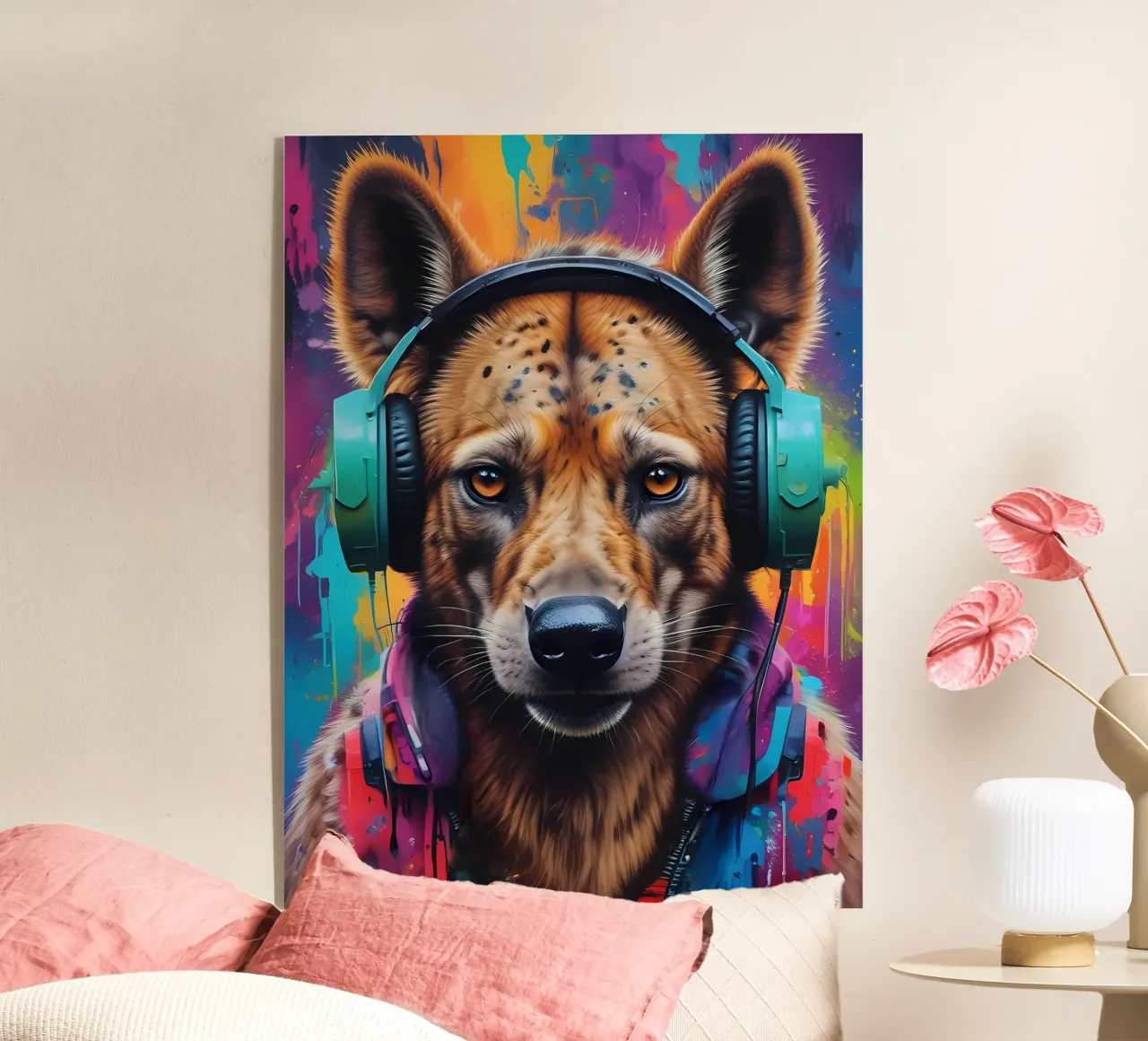 Iena con cuffie plexiglass da MakArena