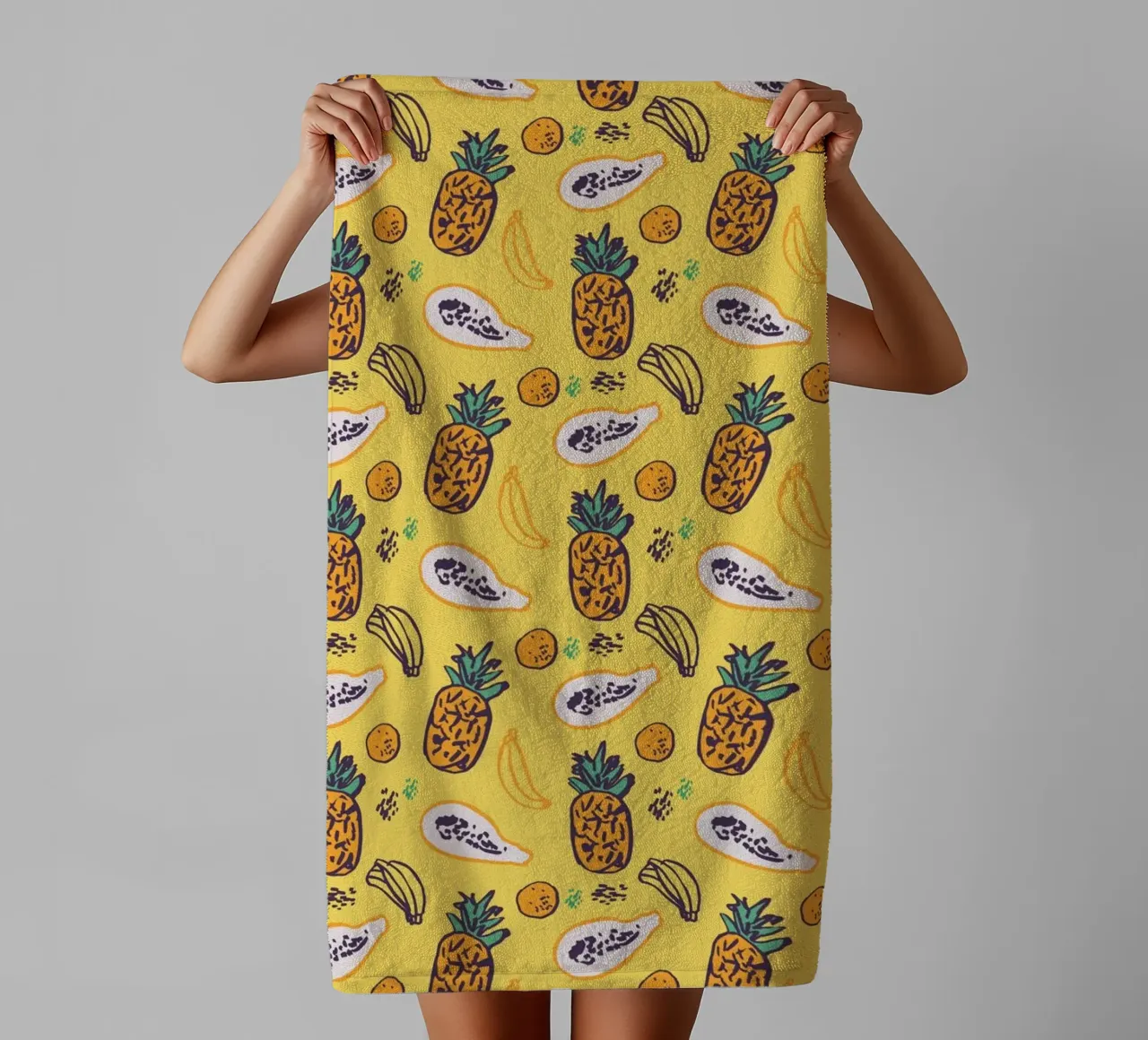 Pattern Love No 07 towel by treechild
