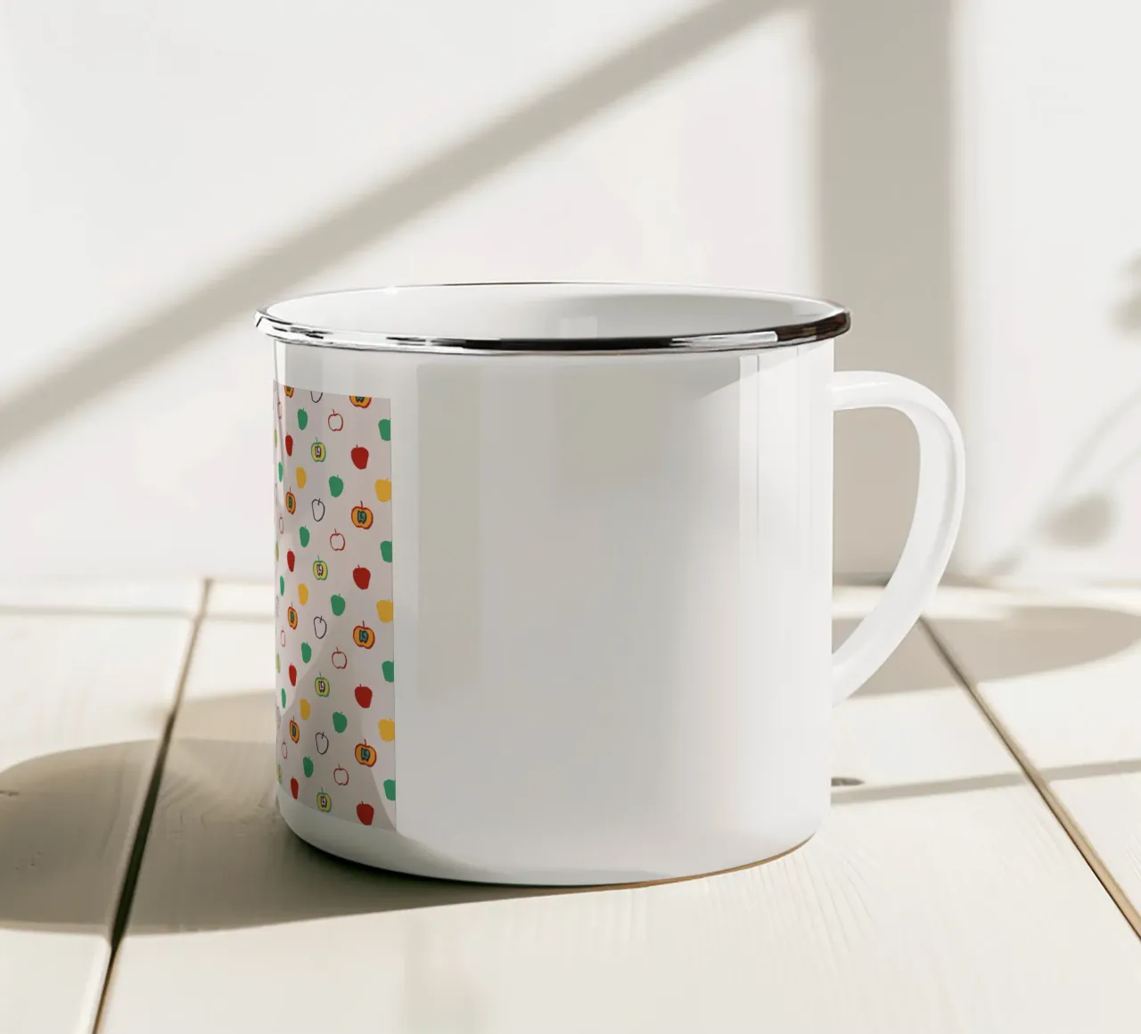 Pattern Love No 08 tazza in smalto da treechild