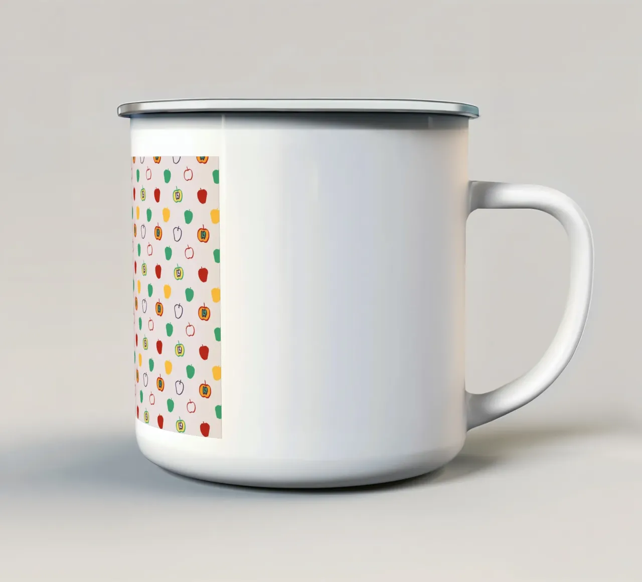 Pattern Love No 08 tazza in smalto da treechild