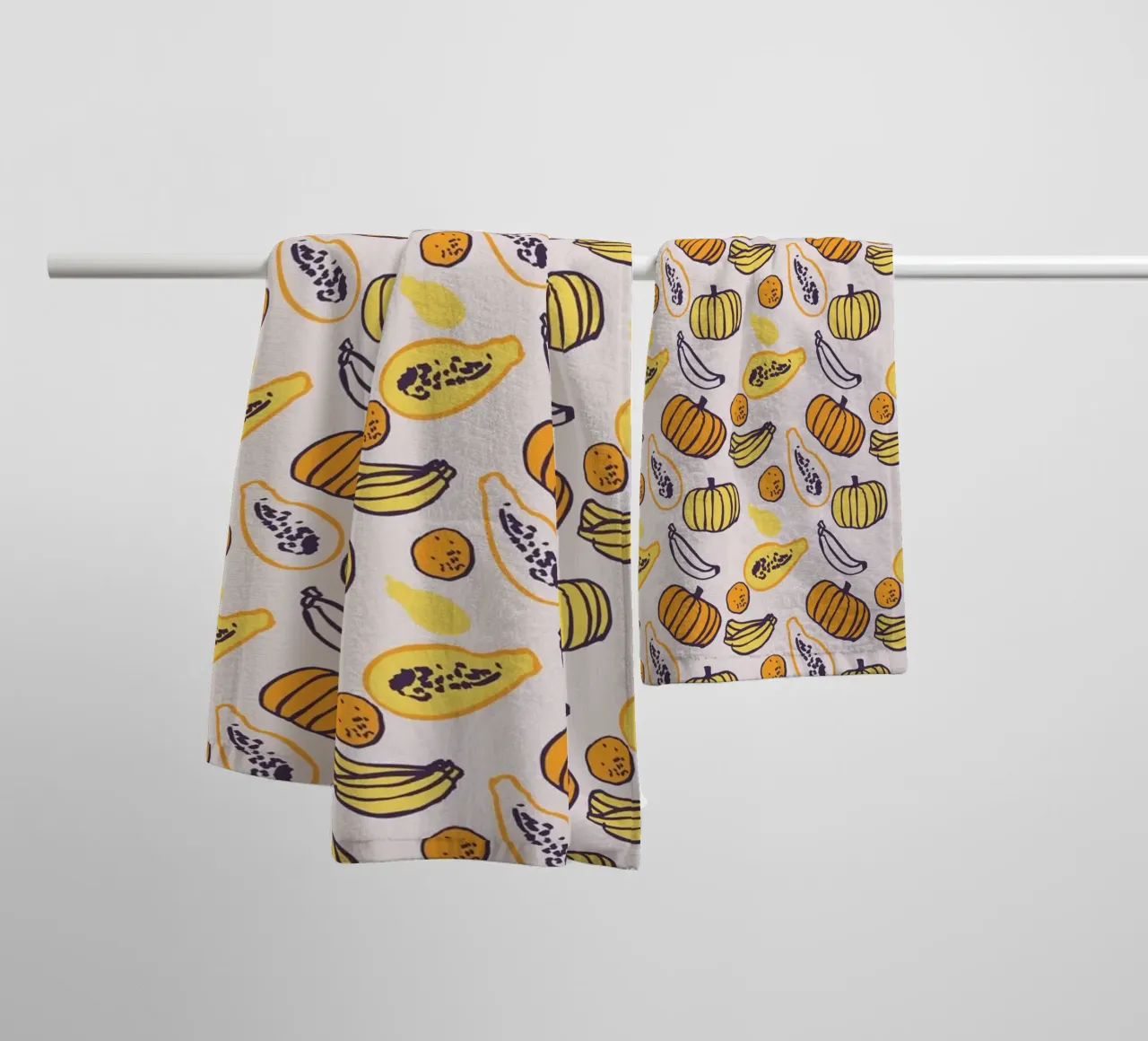 Pattern Love No 09 asciugamano da bagno da treechild