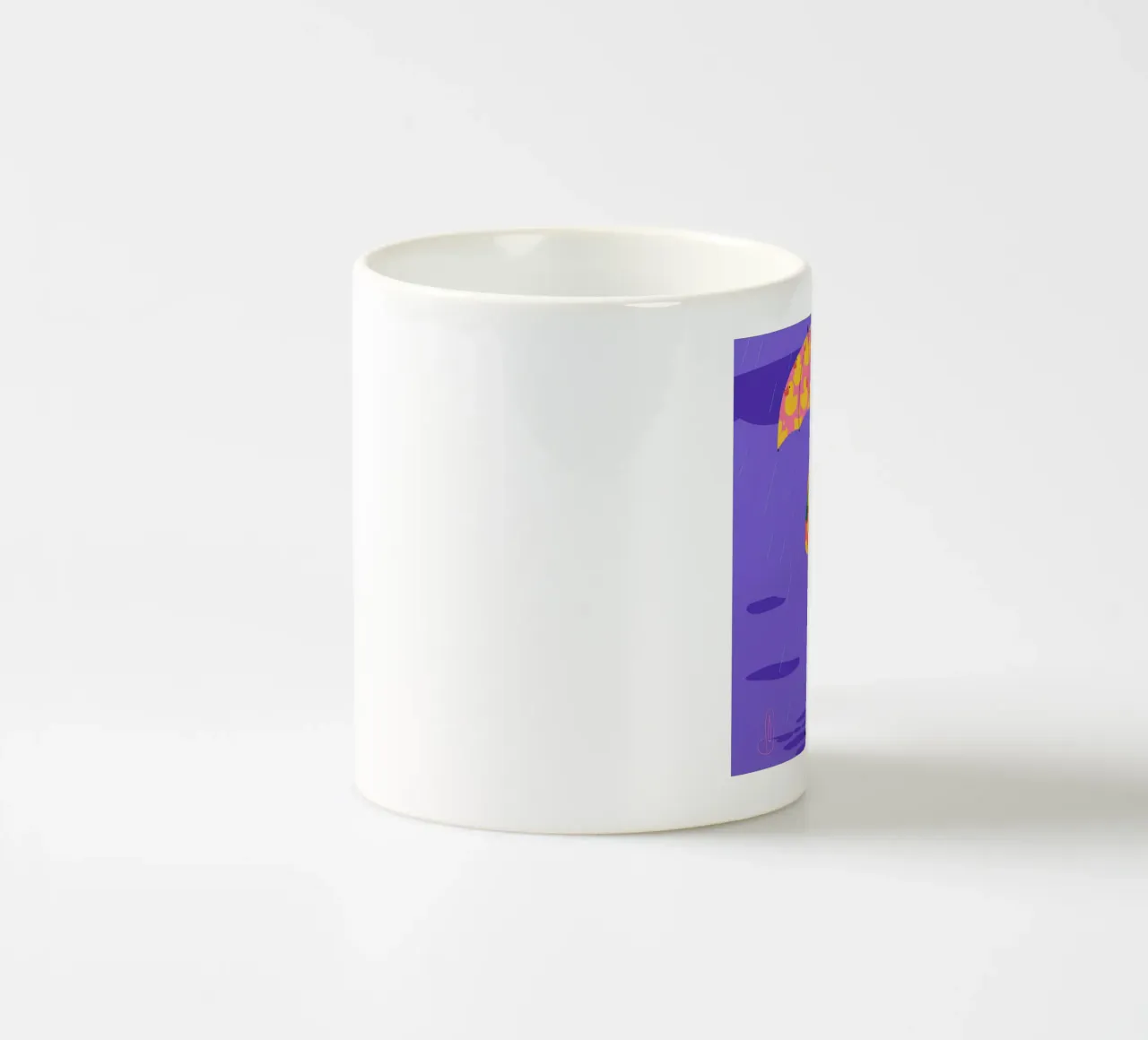 Passeggiata in un giorno di pioggia tazza in ceramica da Emery Kate