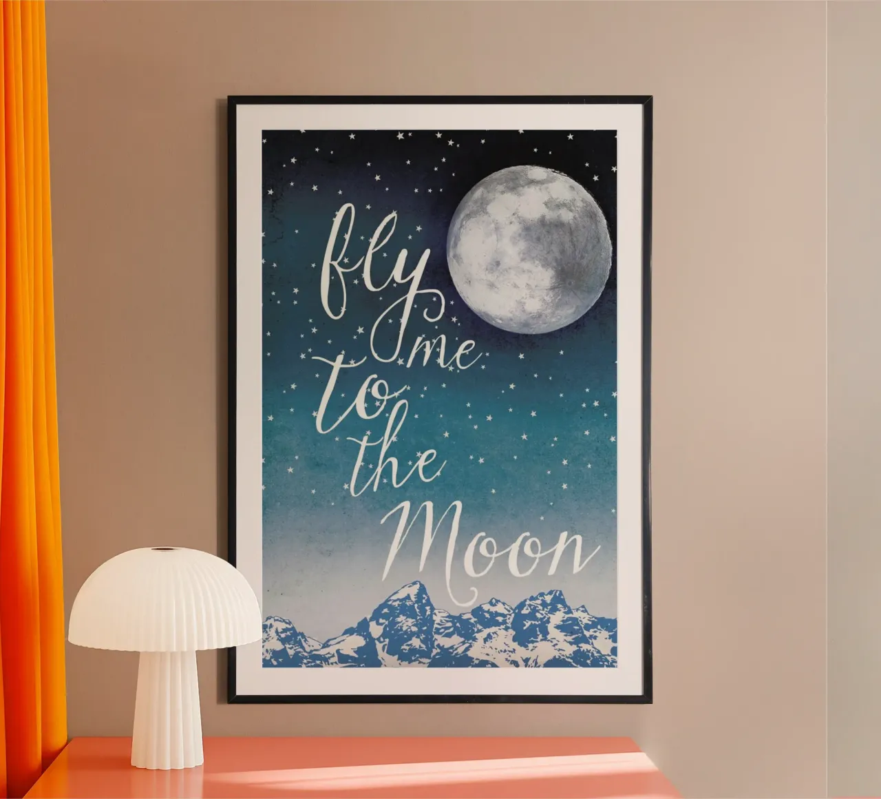 Fly Me to the Moon poster da treechild