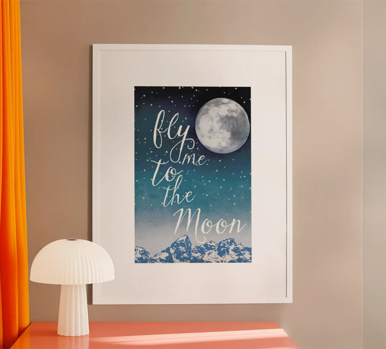 Fly Me to the Moon poster da treechild