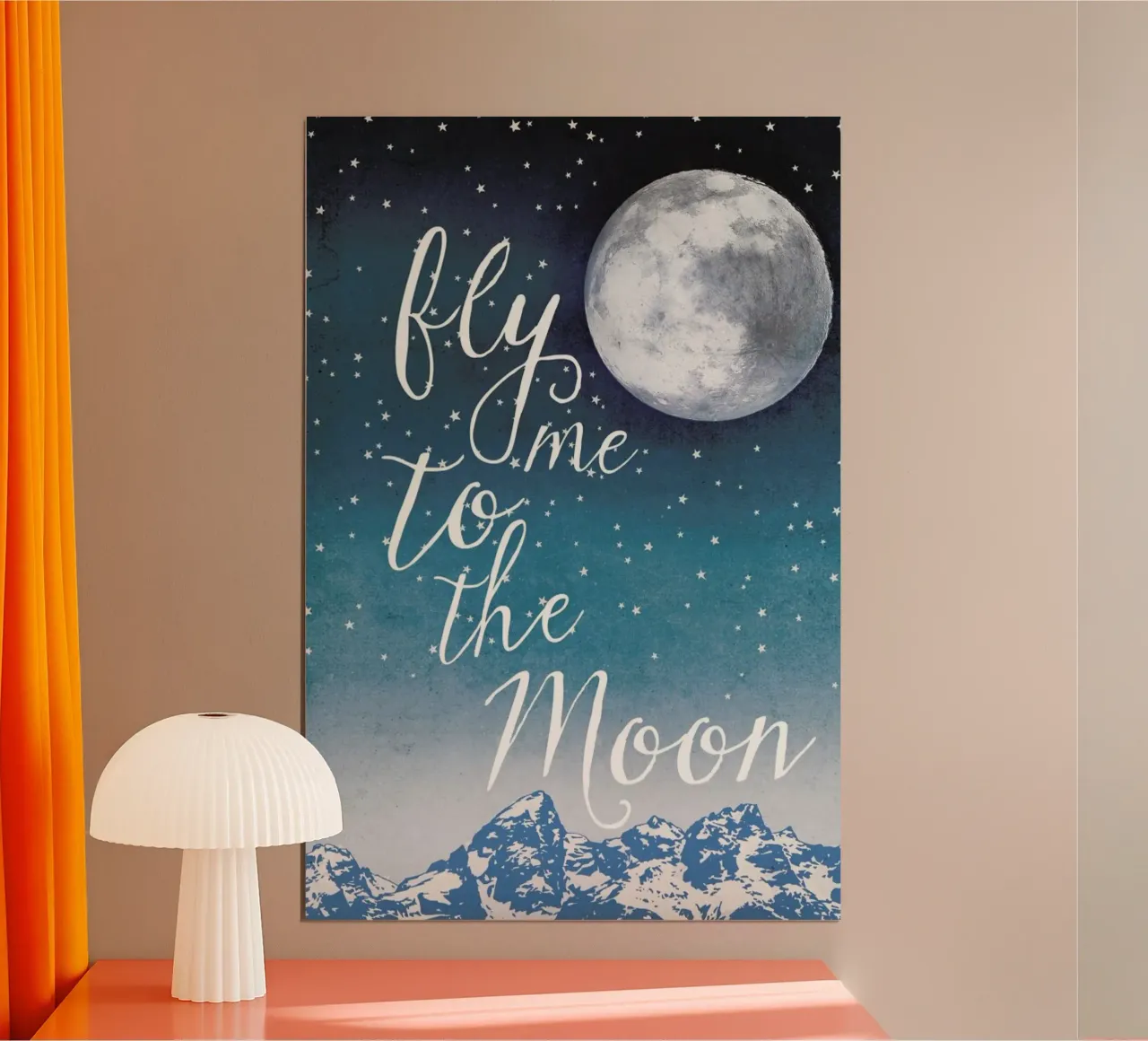 Fly Me to the Moon poster da treechild