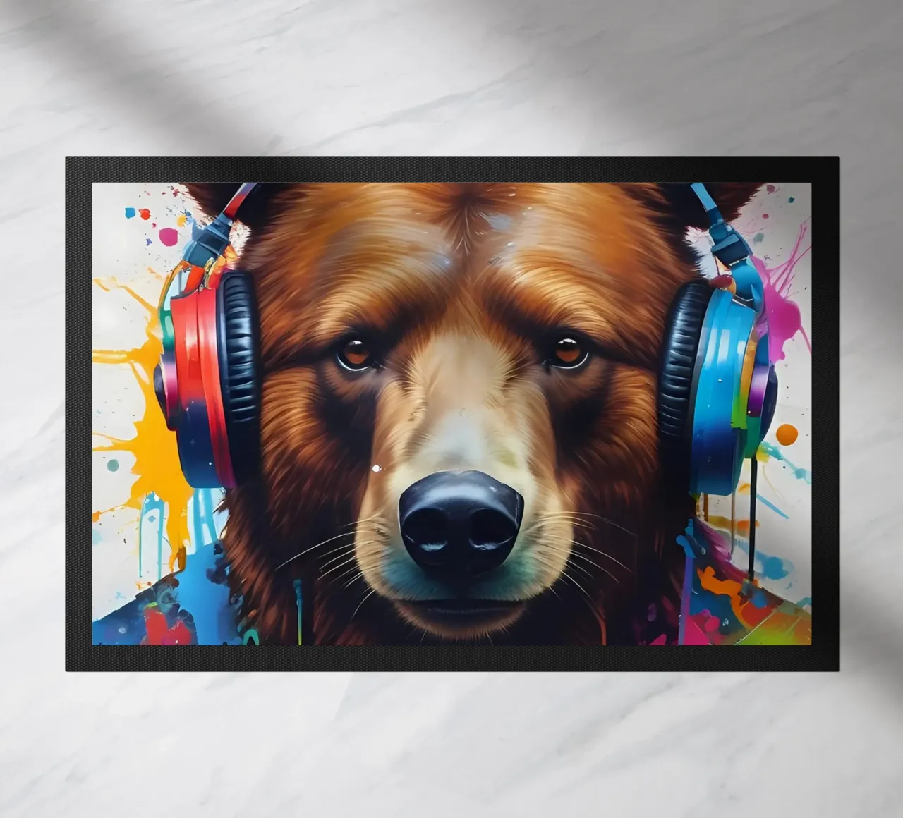 Orso in cuffia zerbino da MakArena