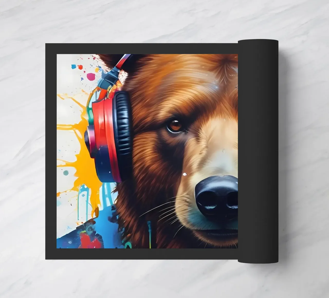 Orso in cuffia zerbino da MakArena