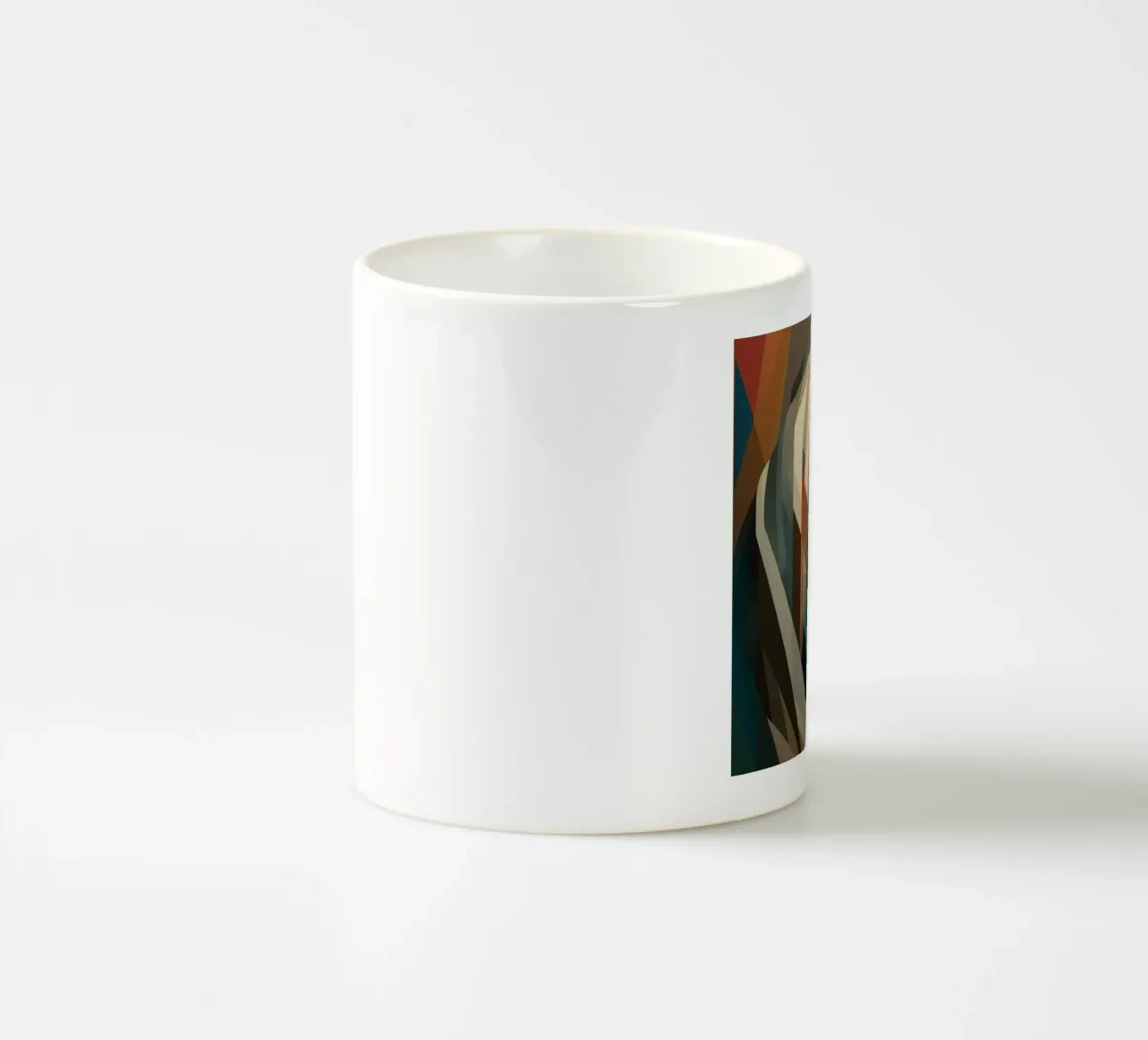 Abstract Geometric Saudi Woman ceramic mug by Artful Muse