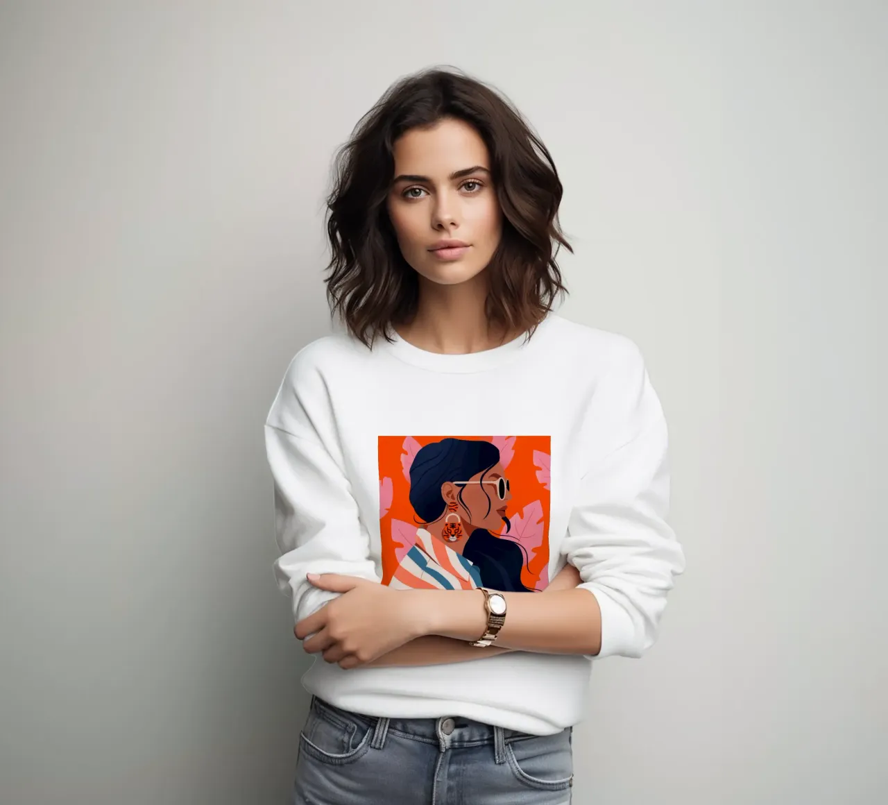 Serenità a righe felpa da Emery Kate