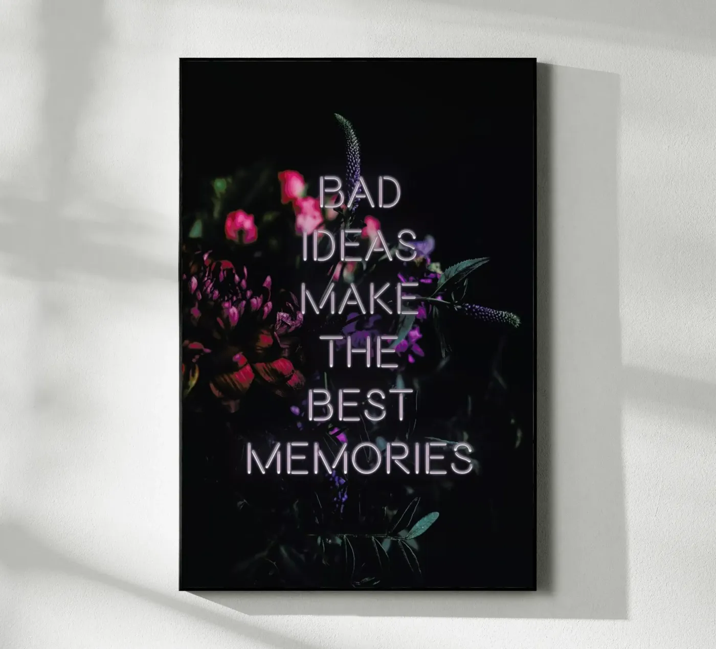Bad ideas make Acryl-Glas von Oh Darling